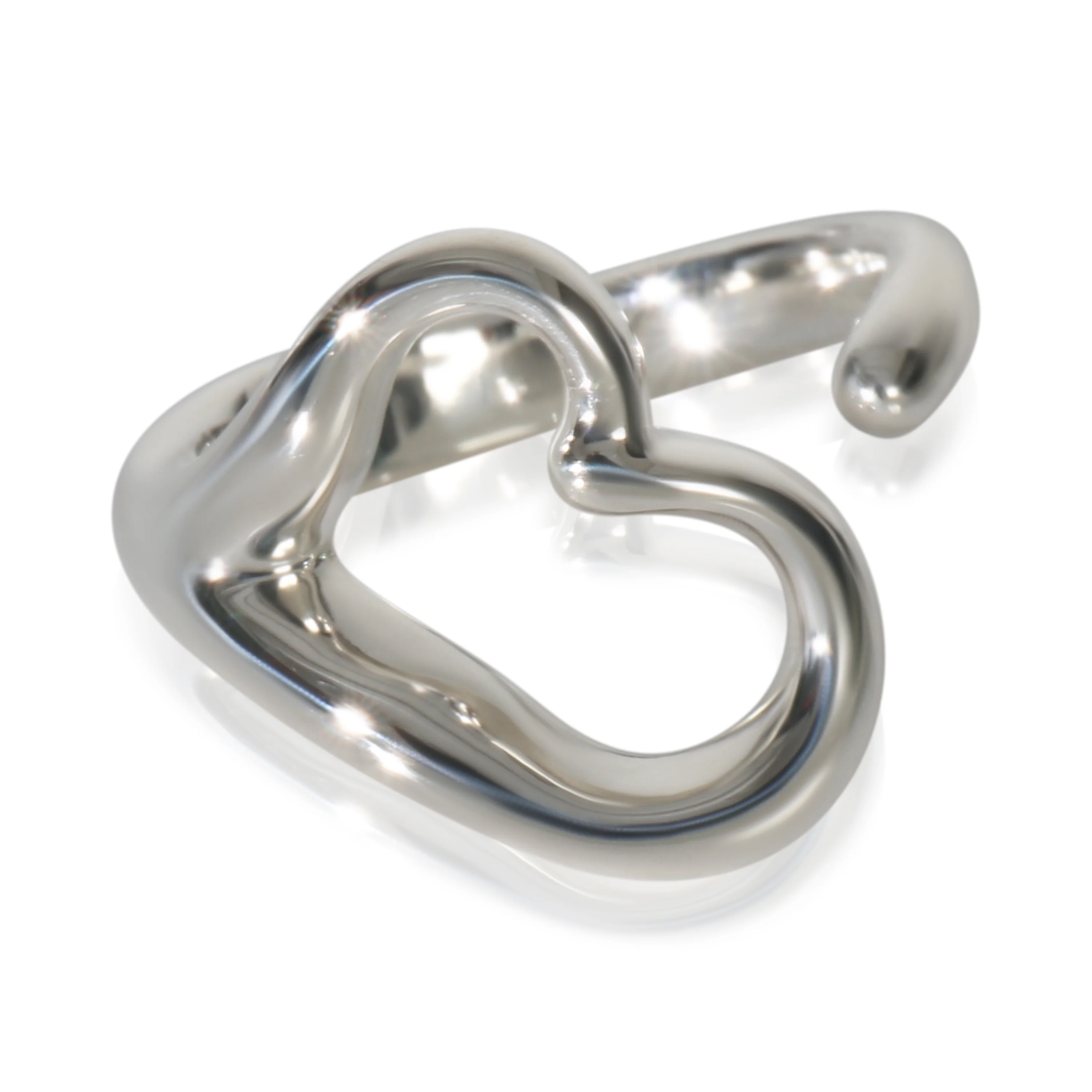 Sterling Silver Elsa Peretti Open Heart Ring