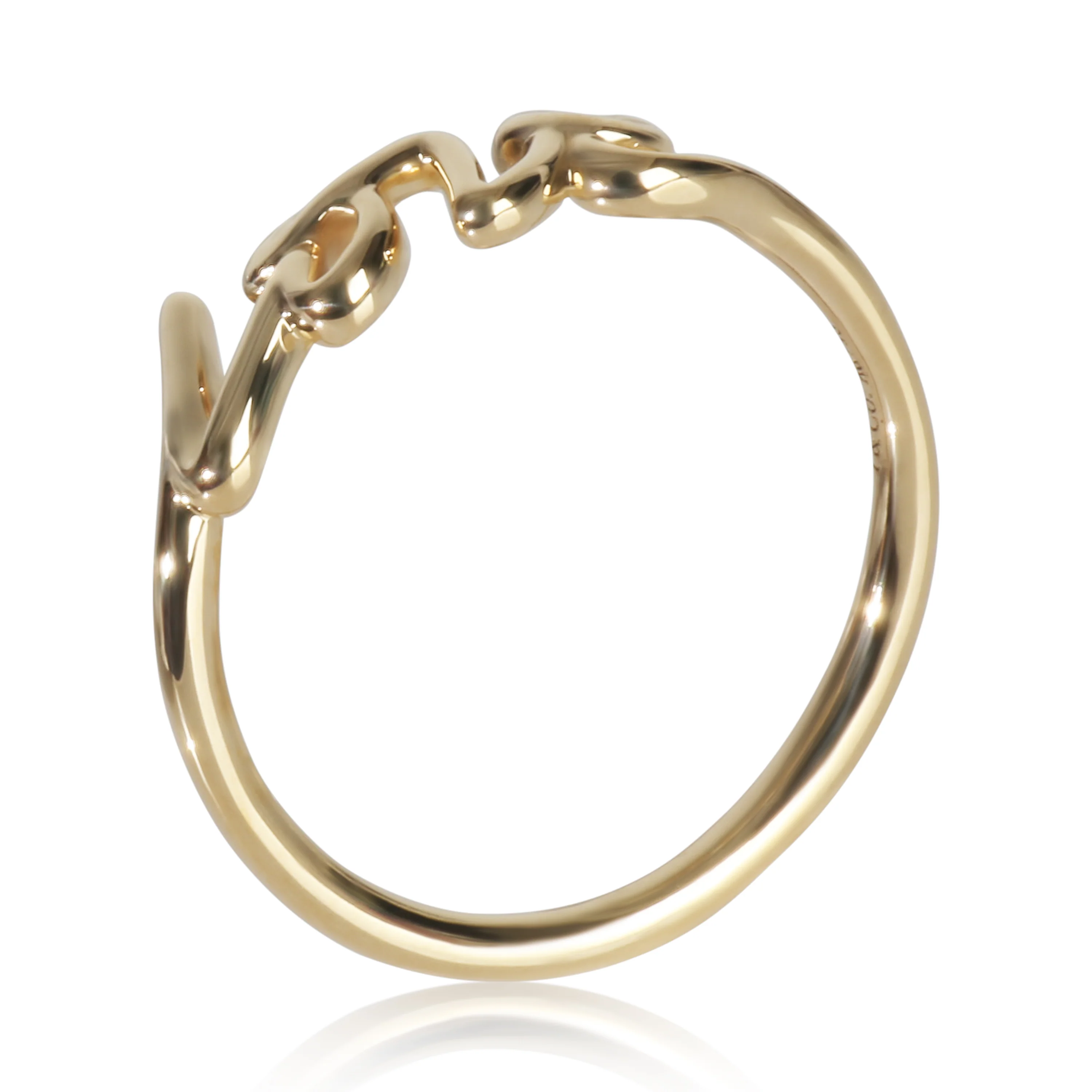 Yellow Gold  Paloma Picasso Graffiti Love Ring - Image 6