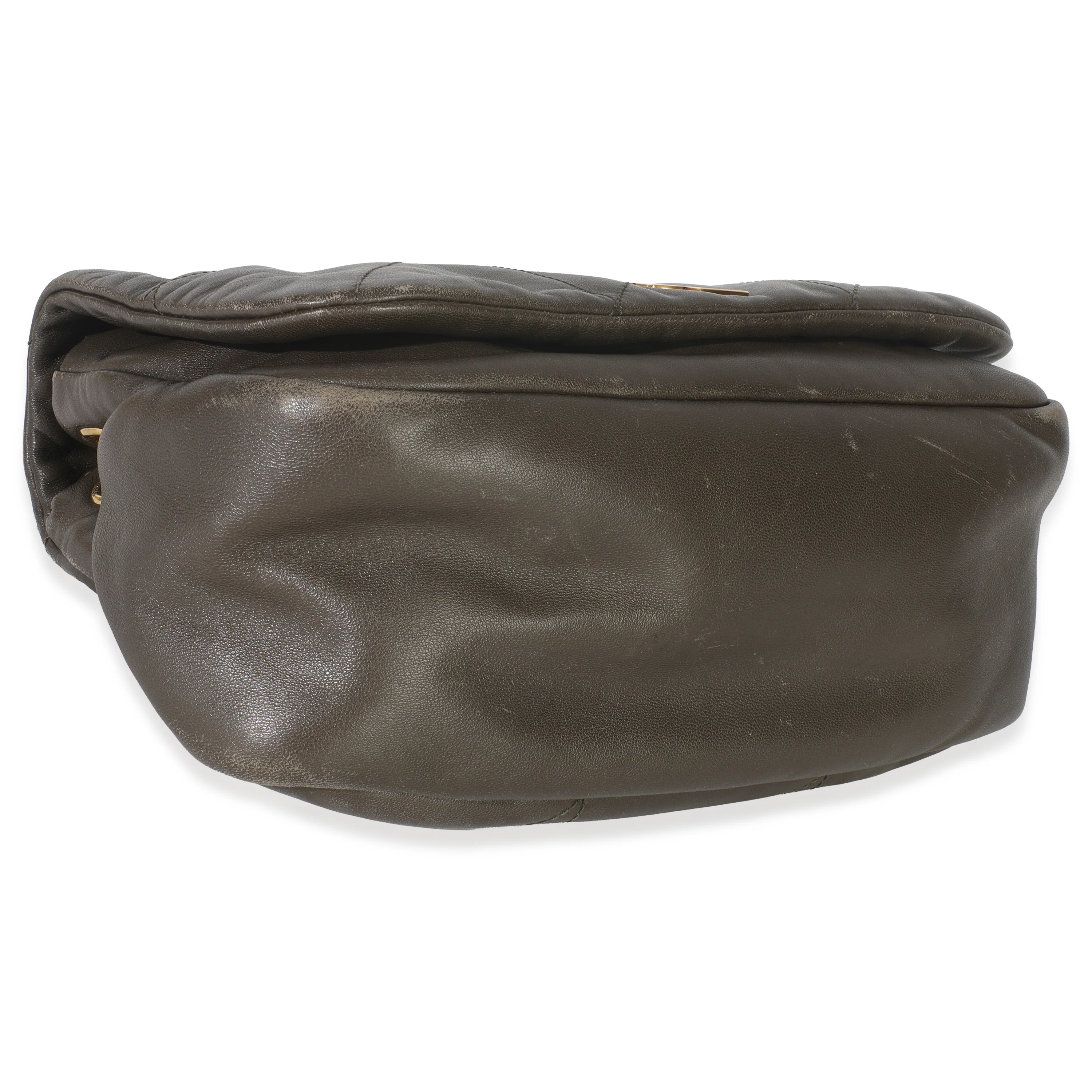 Olive Lambskin Matelasse Monogram Small Jamie 4.3 - Image 6