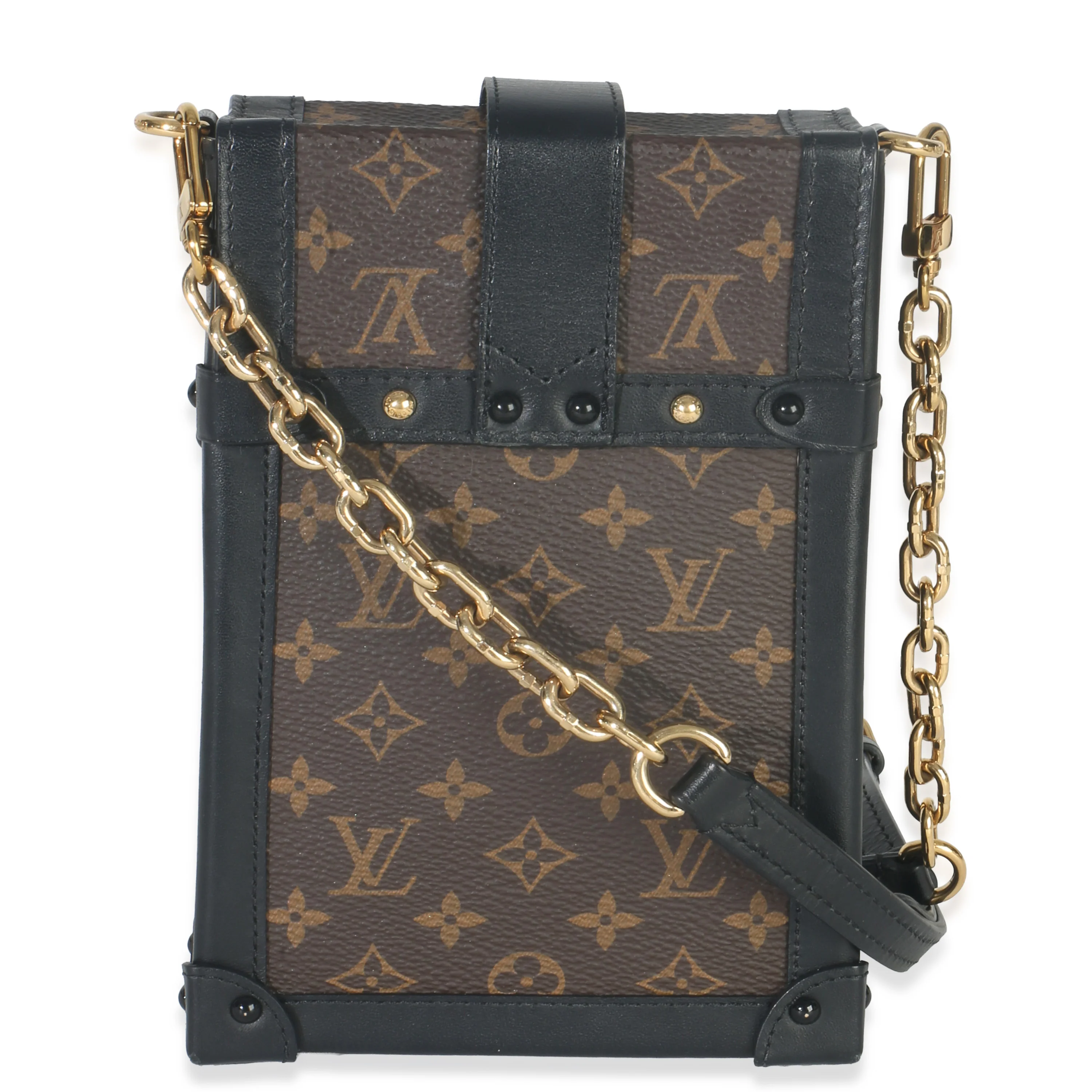 Black Monogram Canvas Verticale Trunk Pochette - Image 4