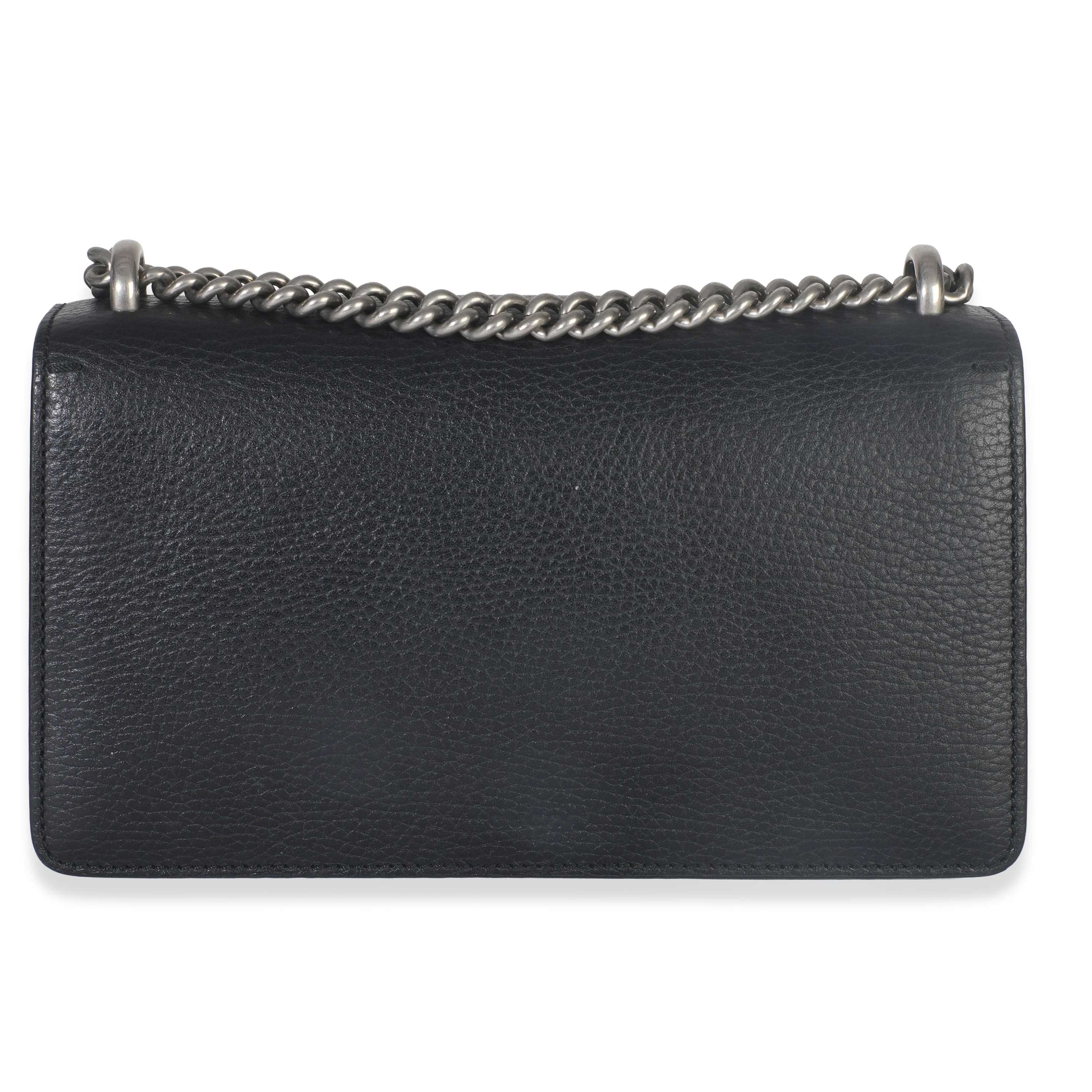 Black Pebbled Calfskin Small Dionysus Shoulder Bag - Image 4