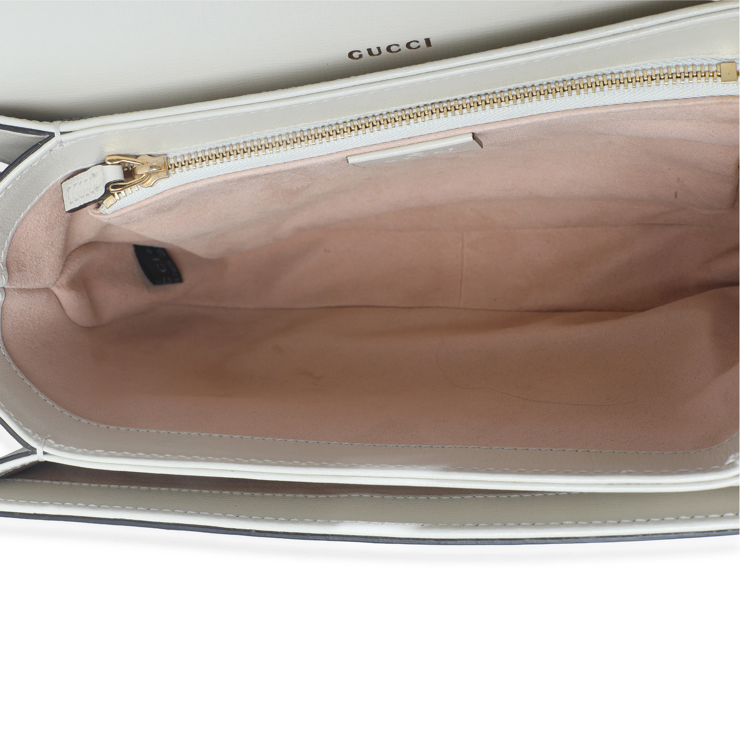 Mystic White Azalea Calfskin Horsebit Small 1955 Shoulder Bag - Image 9