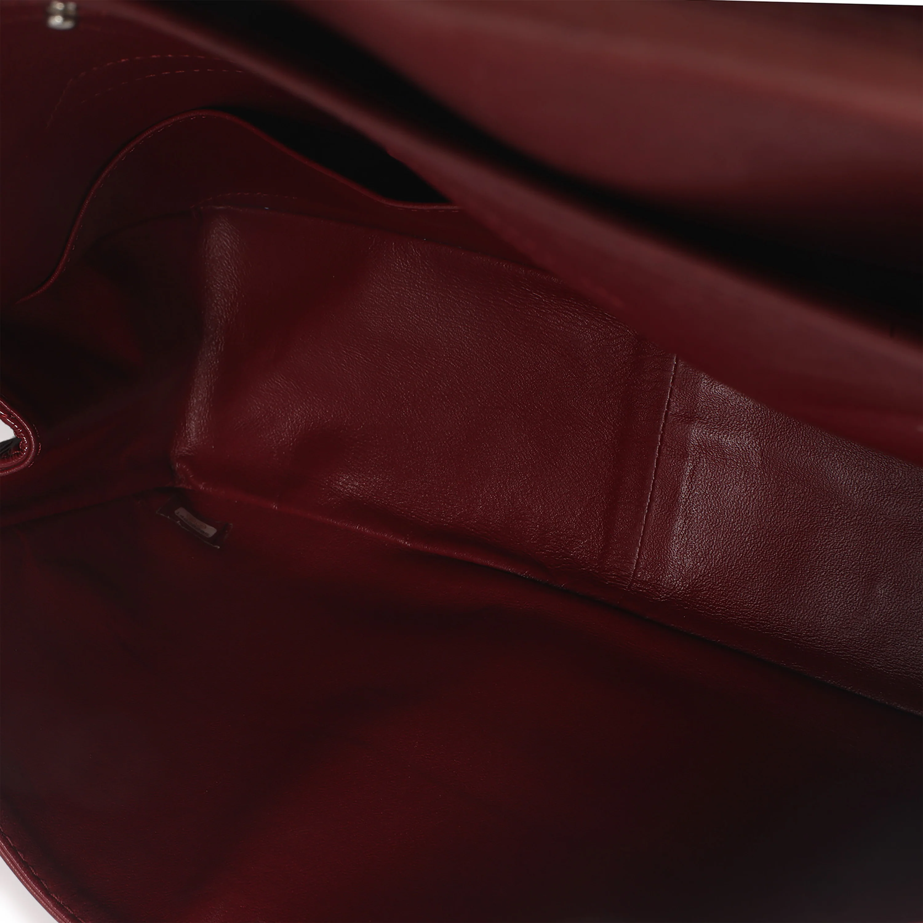Red Crinkled Quilted Patent 2.55 Reissue 227 Flap Bag - Image 9