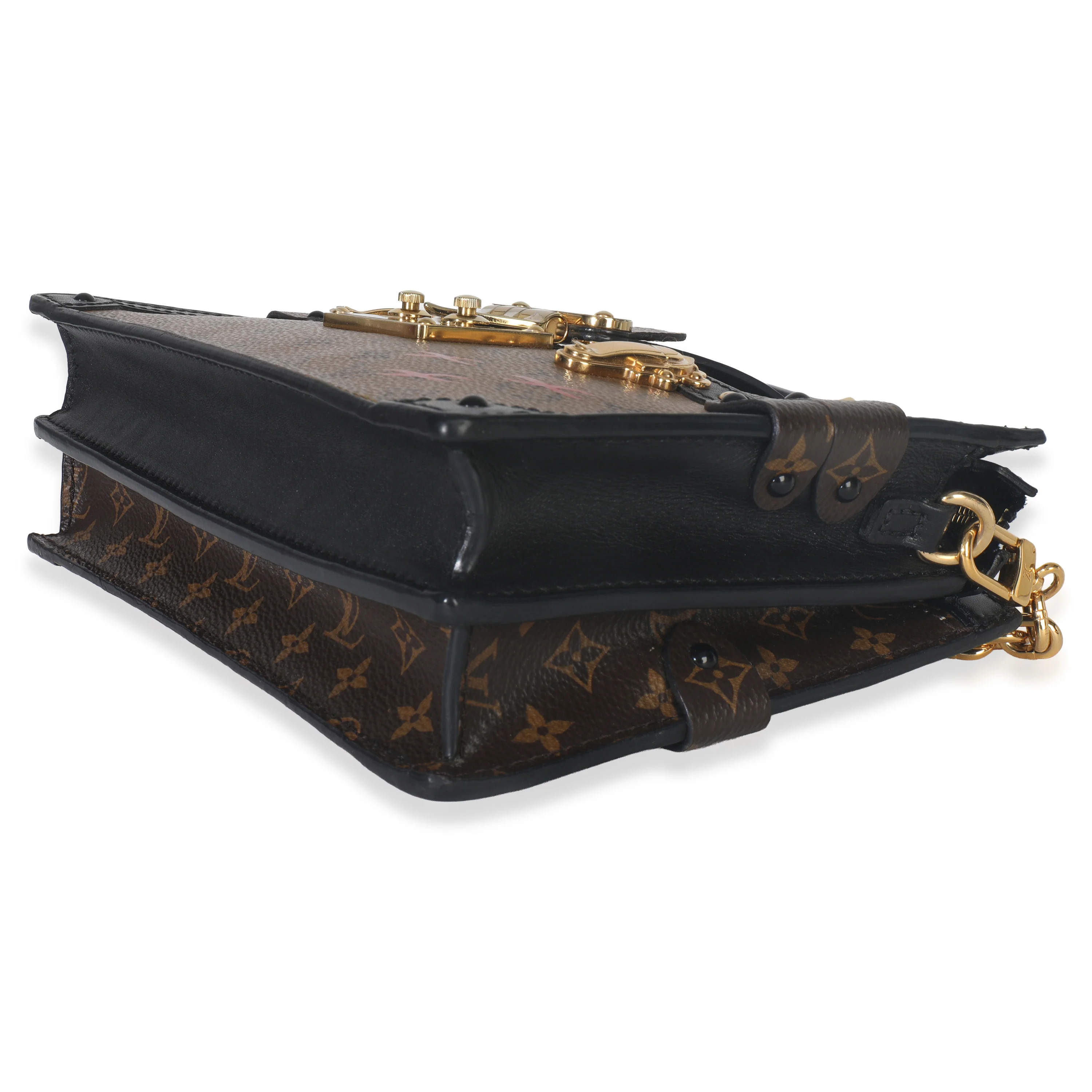 Reverse Monogram Canvas Trunk Clutch - Image 6