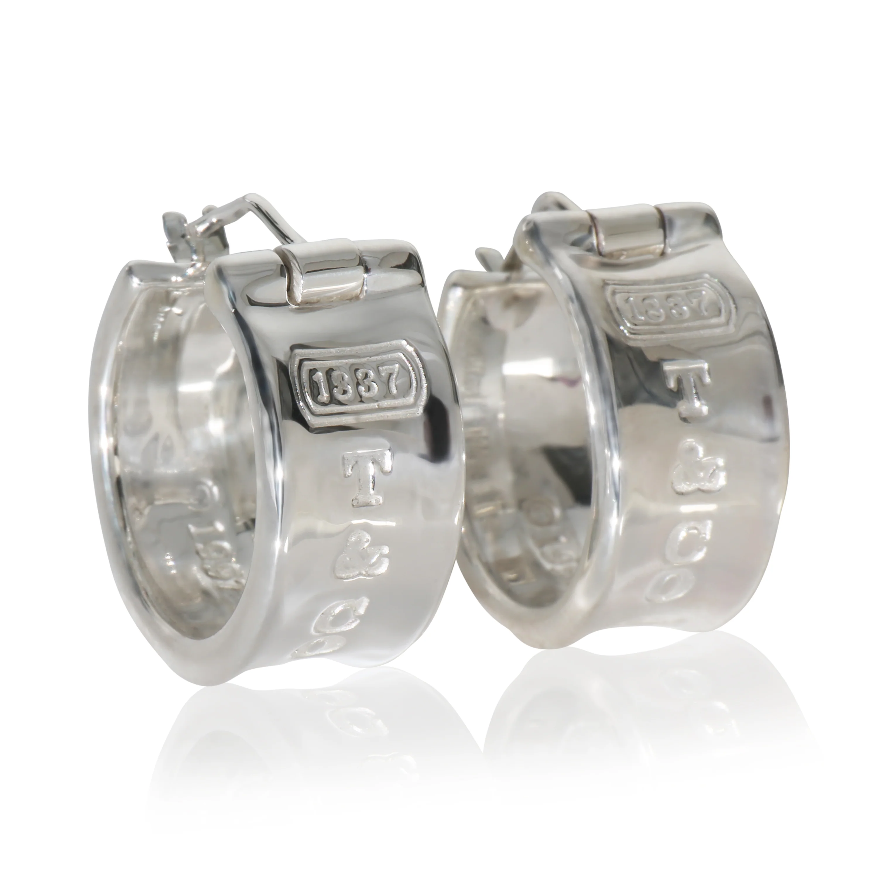 Sterling Silver 1837 Hoop Earrings