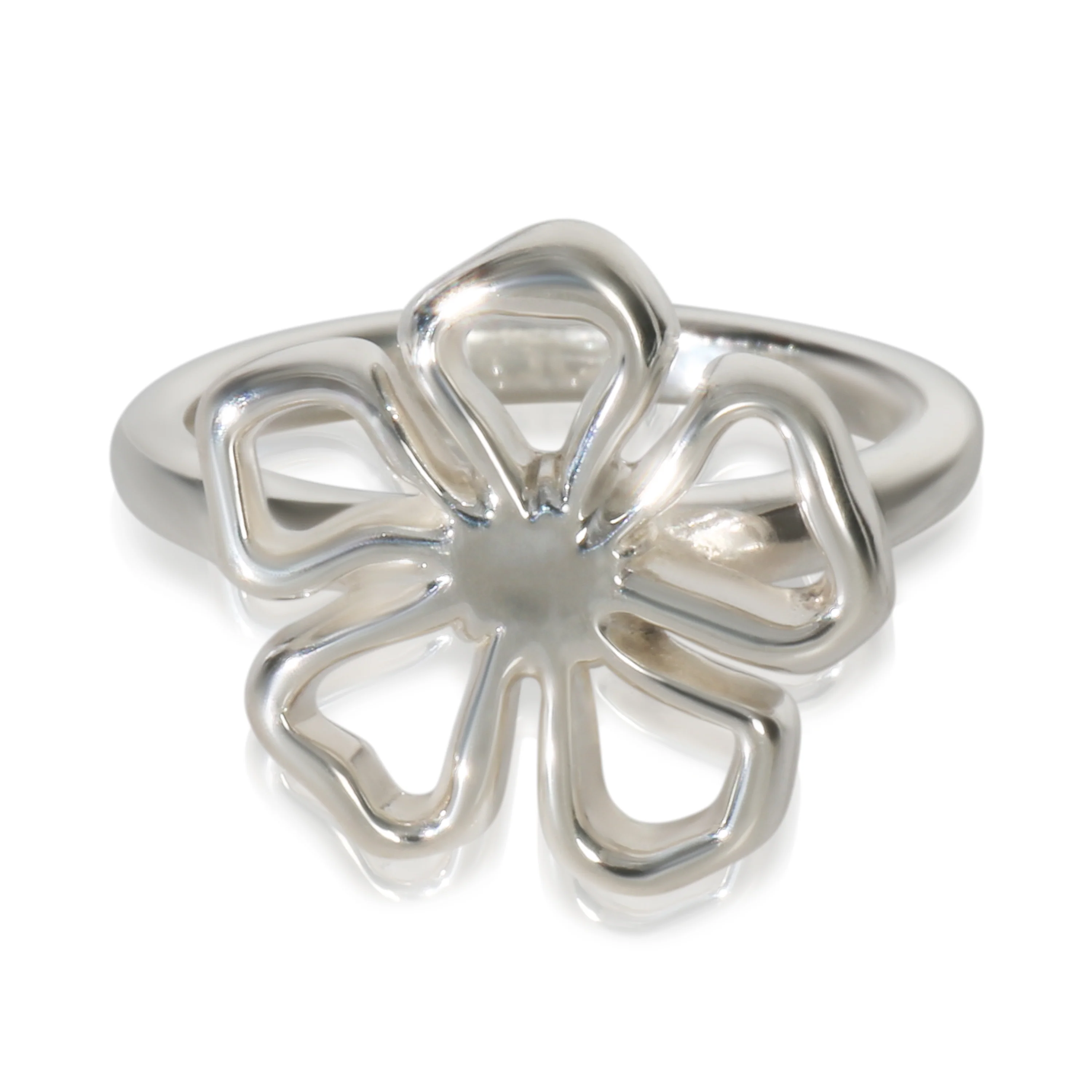 Sterling Silver Vintage Flower Ring