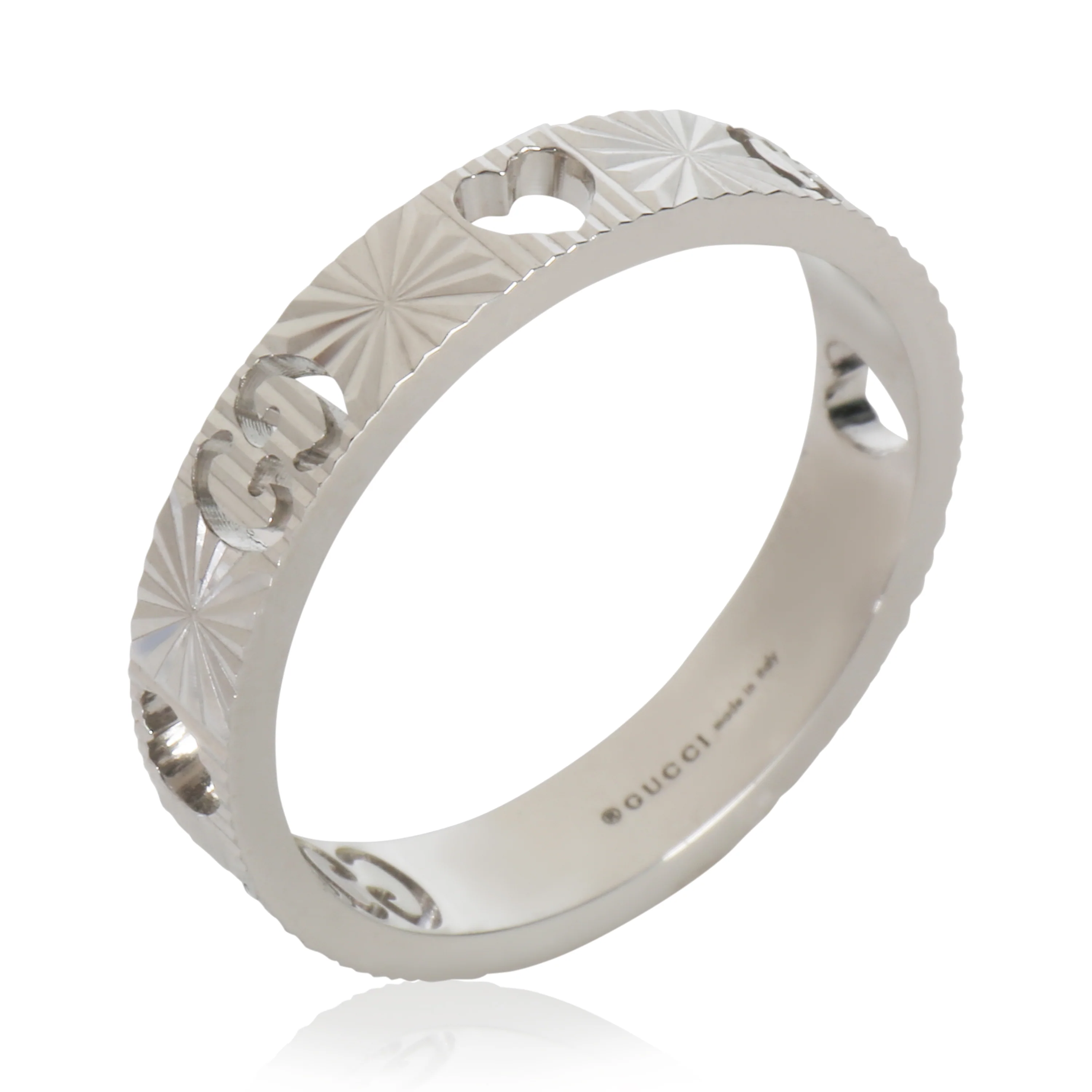 White Gold  Icon Ring - Image 4
