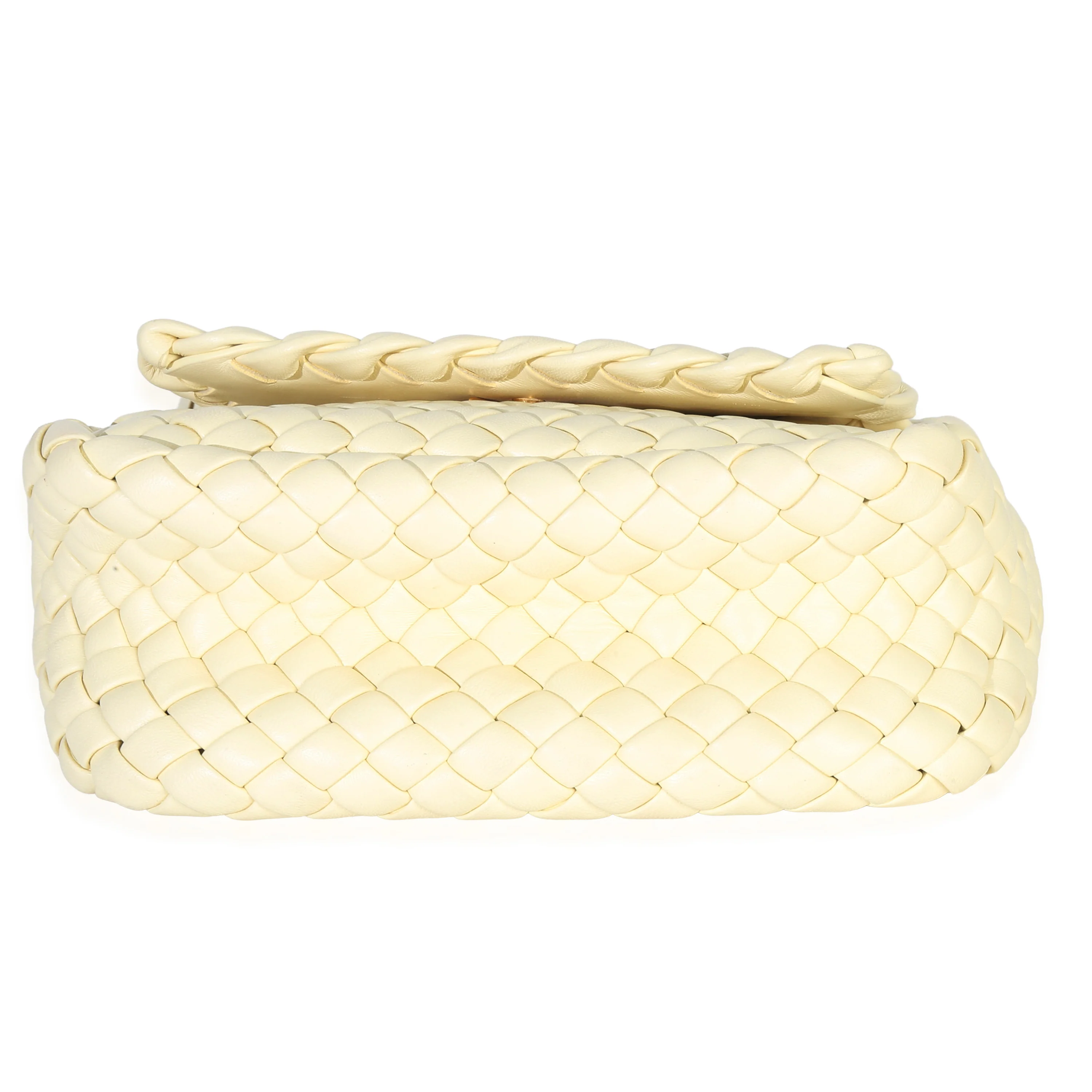 Chamomile Nappa Intreccio Mini Cobble Shoulder Bag - Image 9