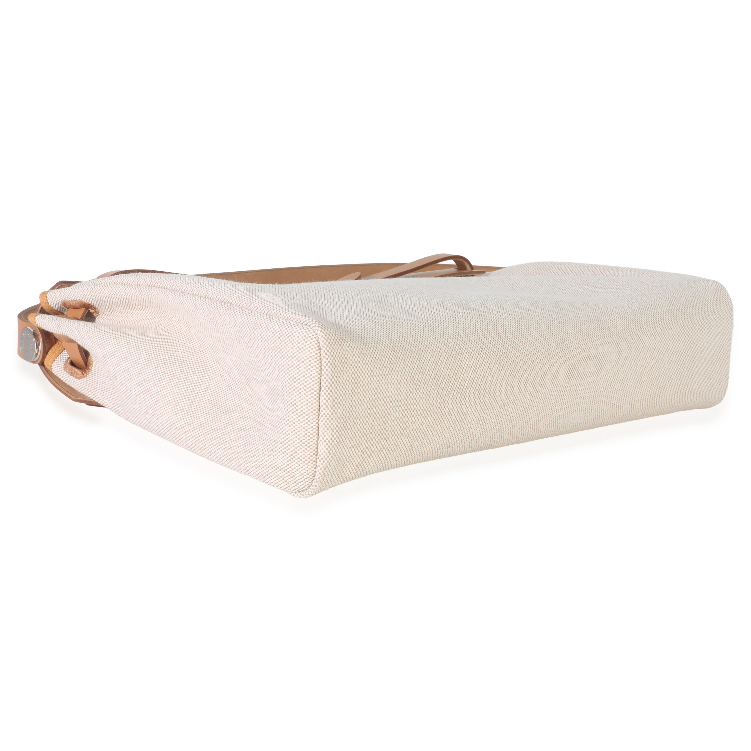 Ecru Beige Naturel Sable Toile Criss Viking Herbag Messenger 39 PHW - Image 6