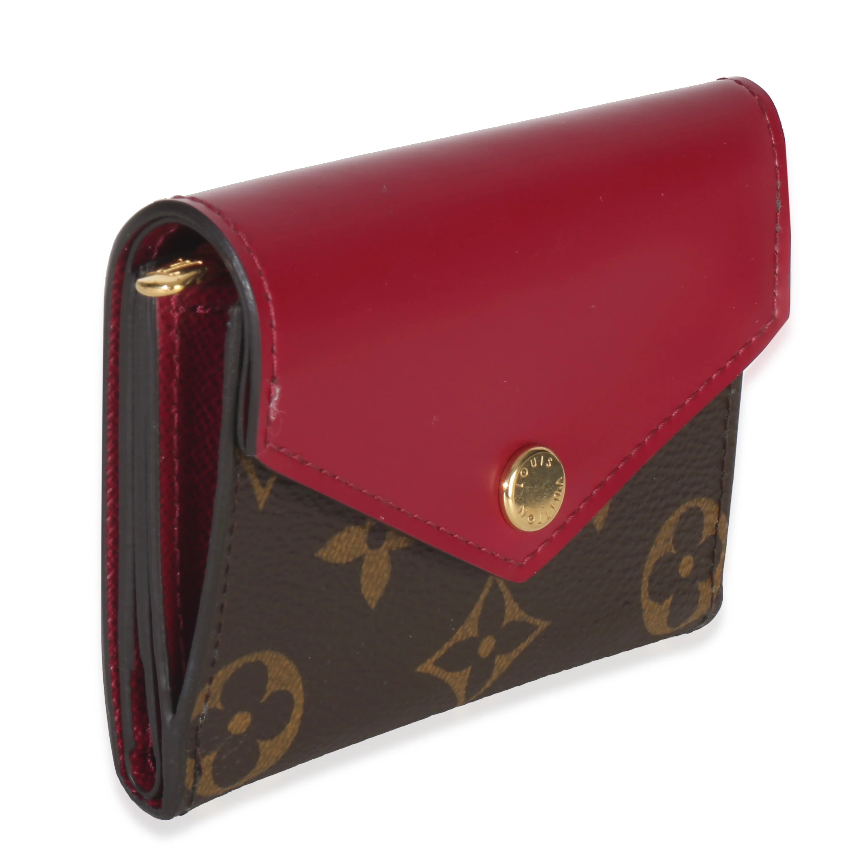 Fuchsia Monogram Canvas Zoe Wallet - Image 2