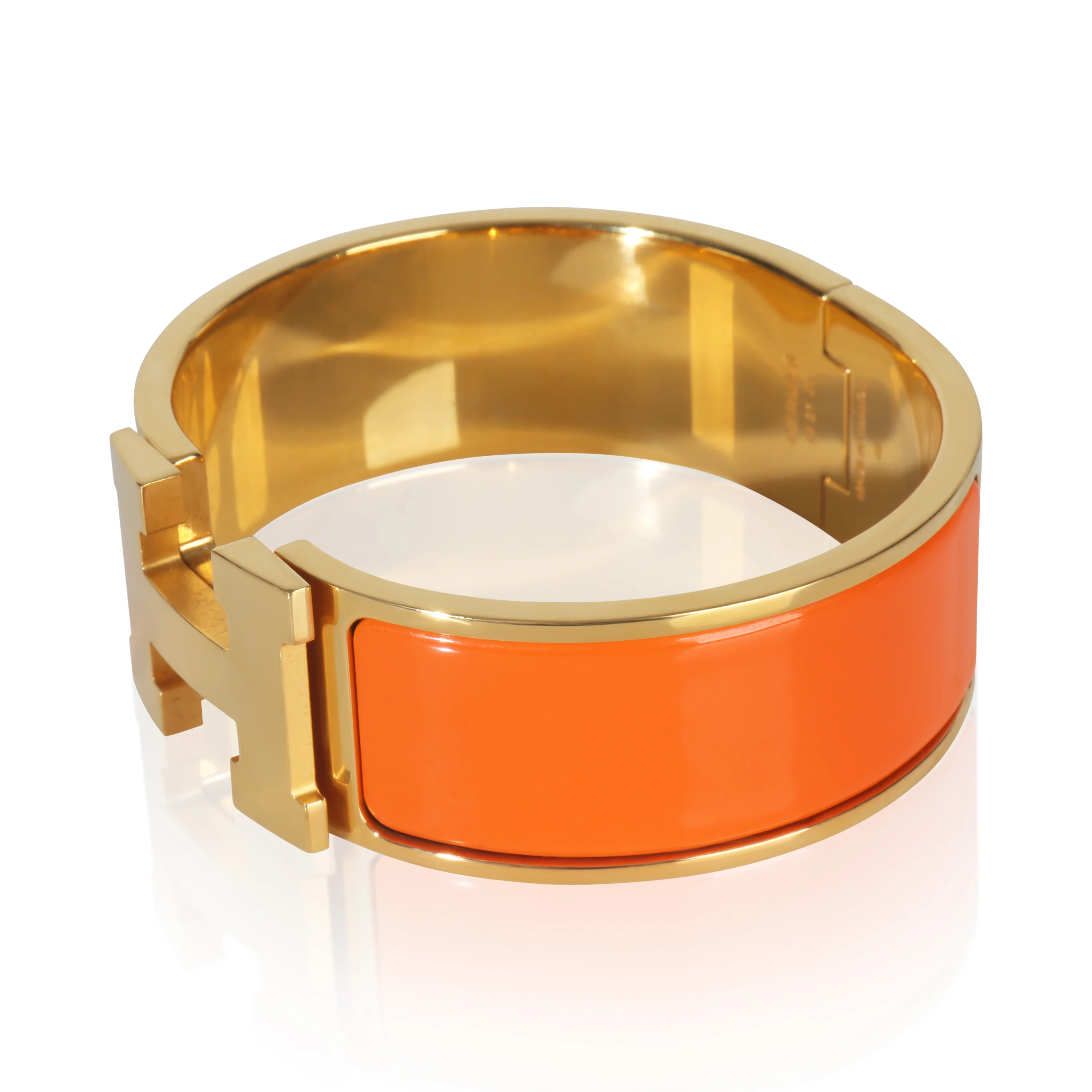 Gold-Plated Clic Clac In Organe Fruite Bracelet - Image 2