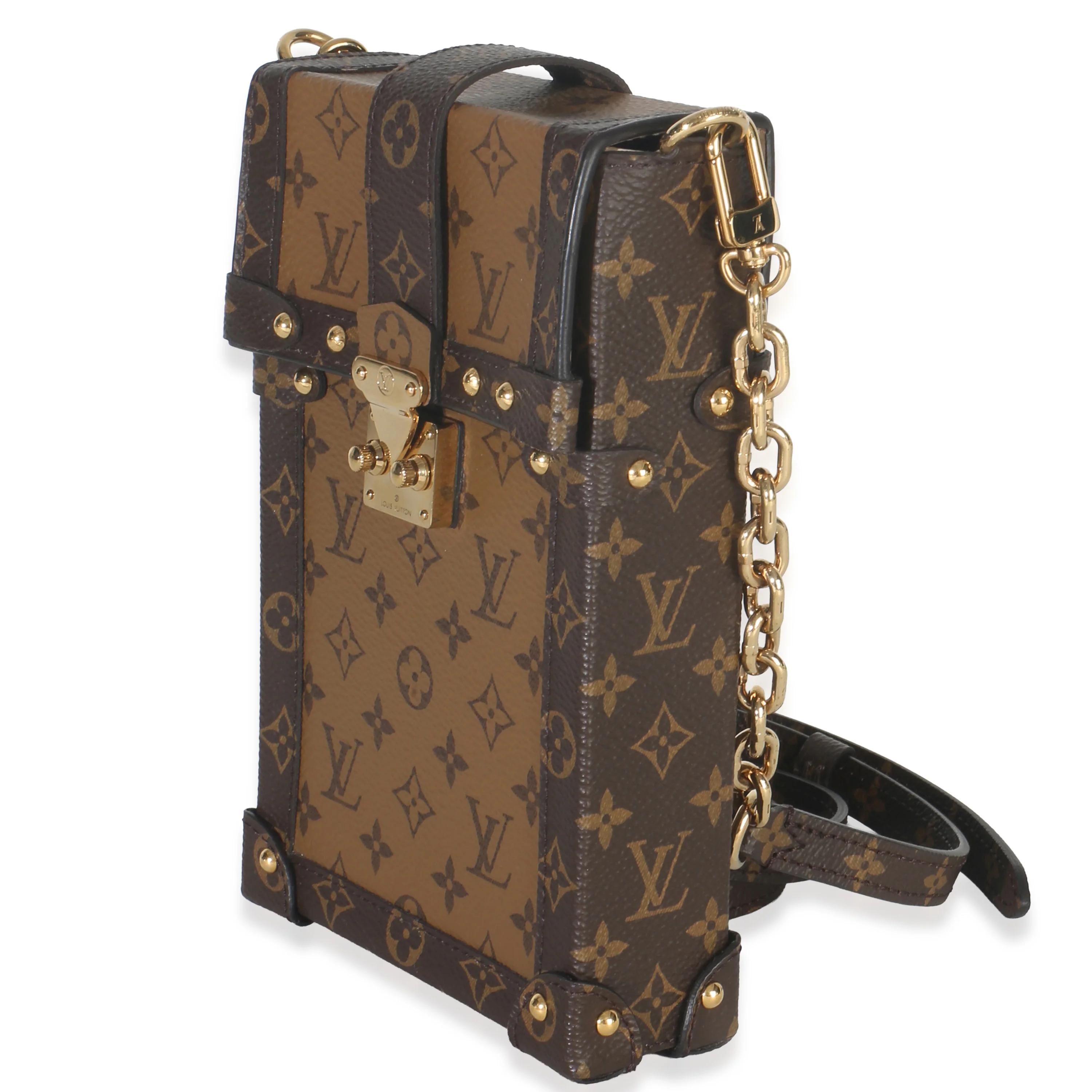 Monogram Reverse Canvas Vertical Trunk Pochette - Image 2