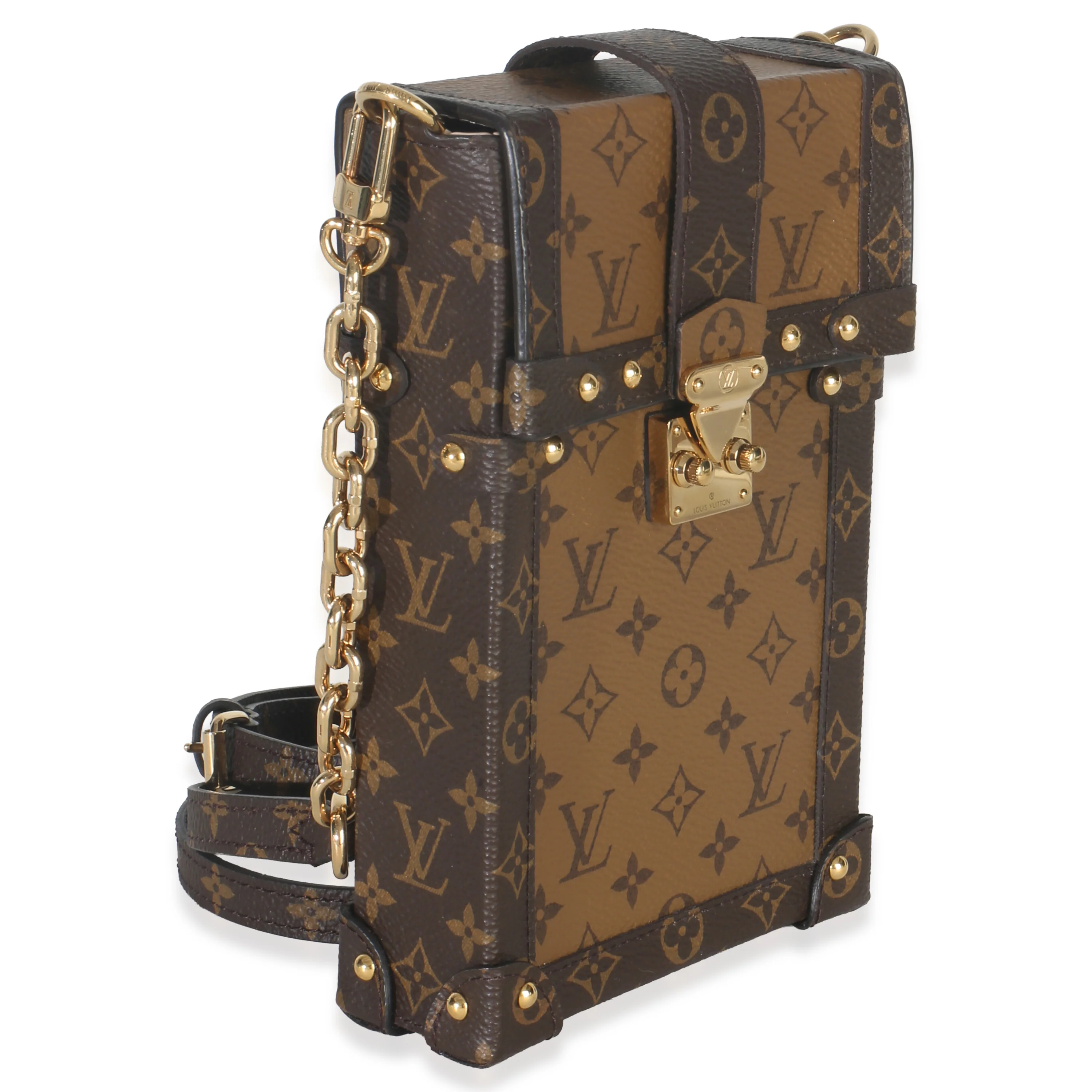 Monogram Reverse Canvas Vertical Trunk Pochette - Image 3