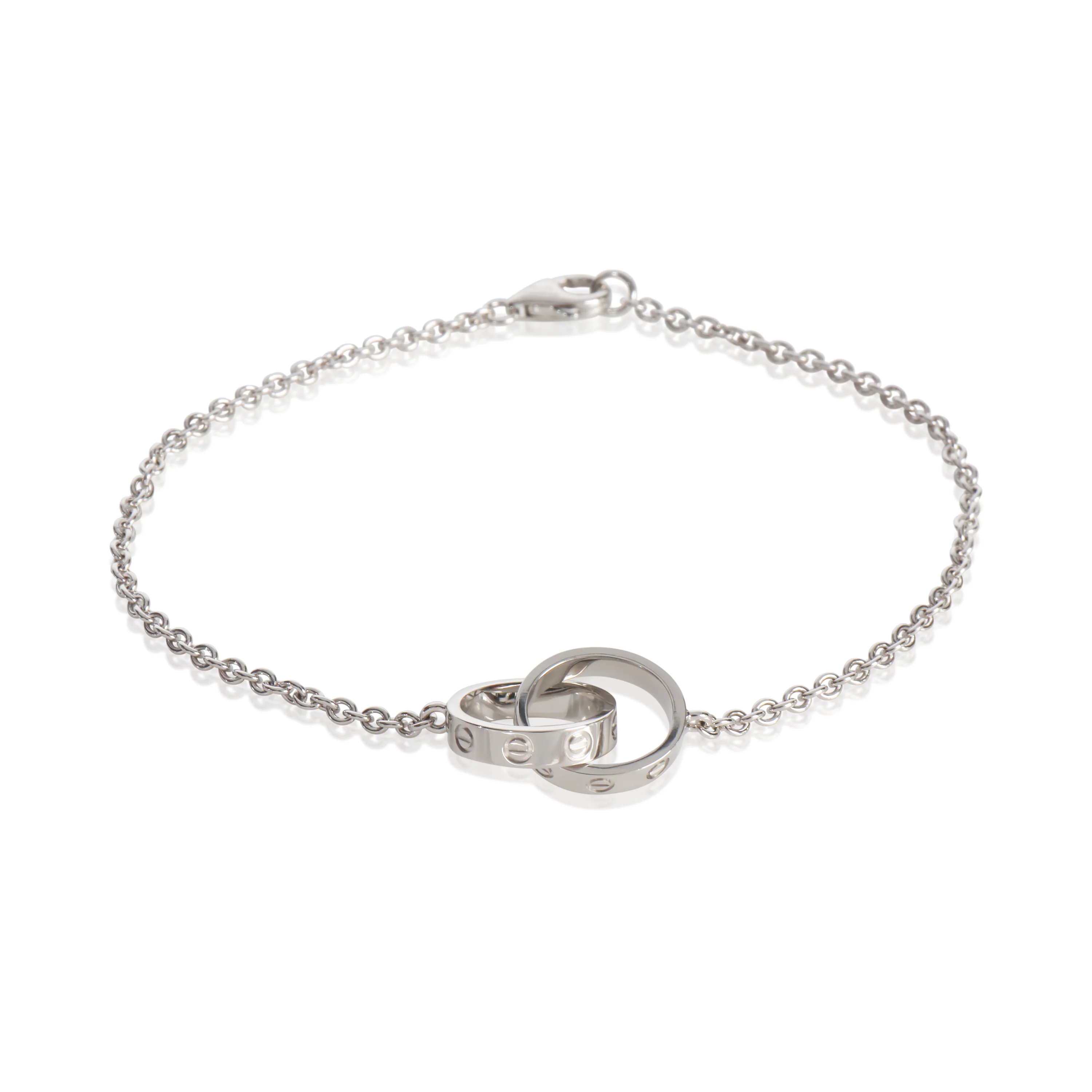 White Gold Love Bracelet