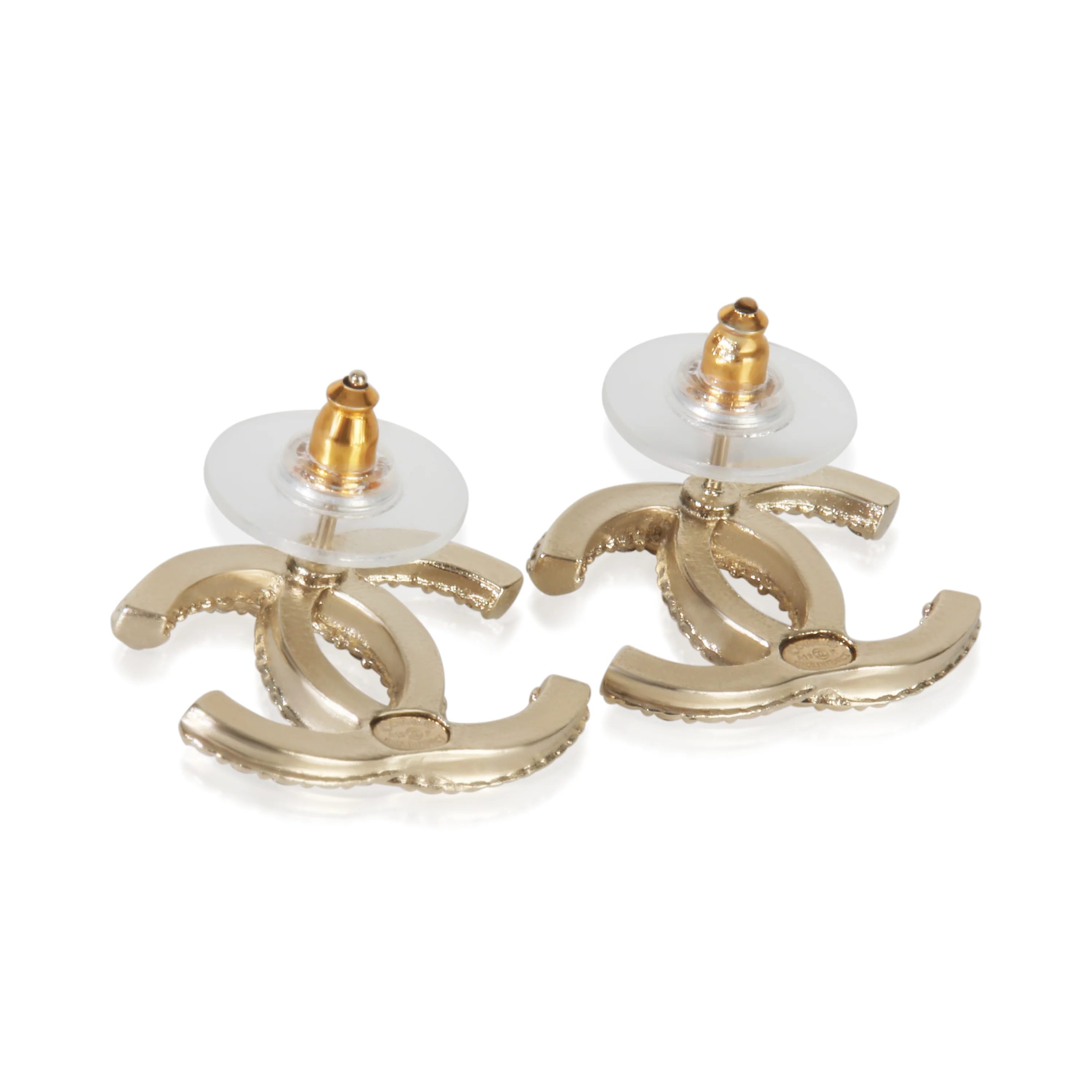 Gold-Plated  2019 Strass CC Earrings - Image 3