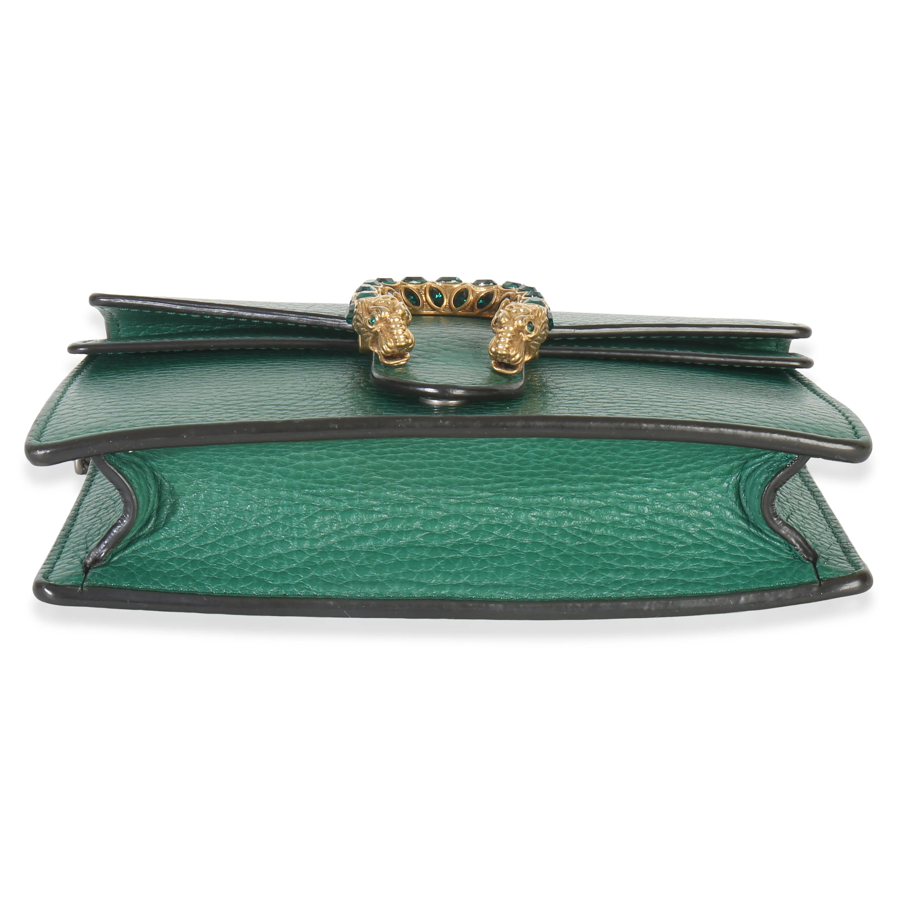 Green Dollar Calfskin Crystal Super Mini Dionysus - Image 5