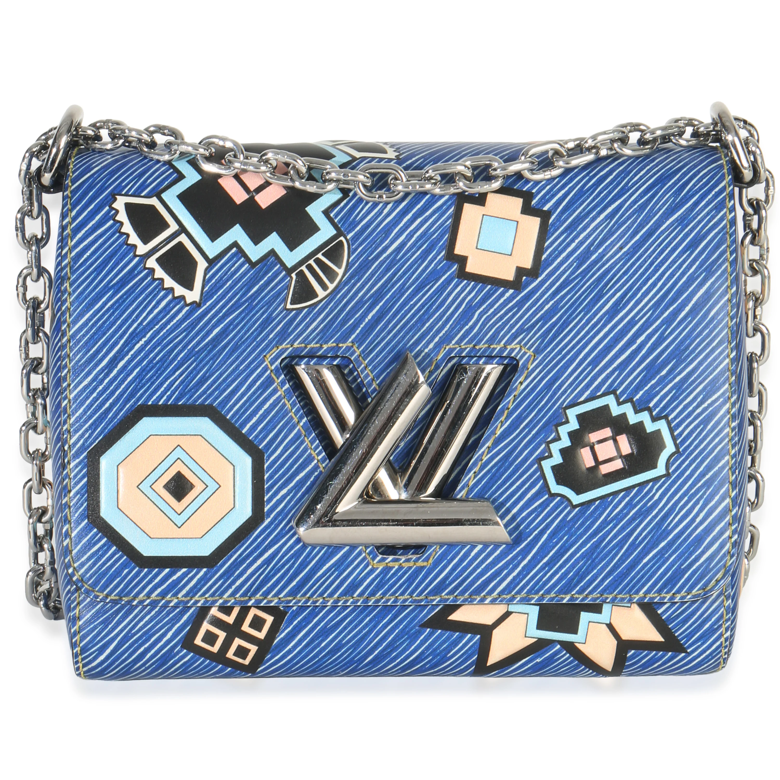 Blue Denim Aztec Epi Twist PM