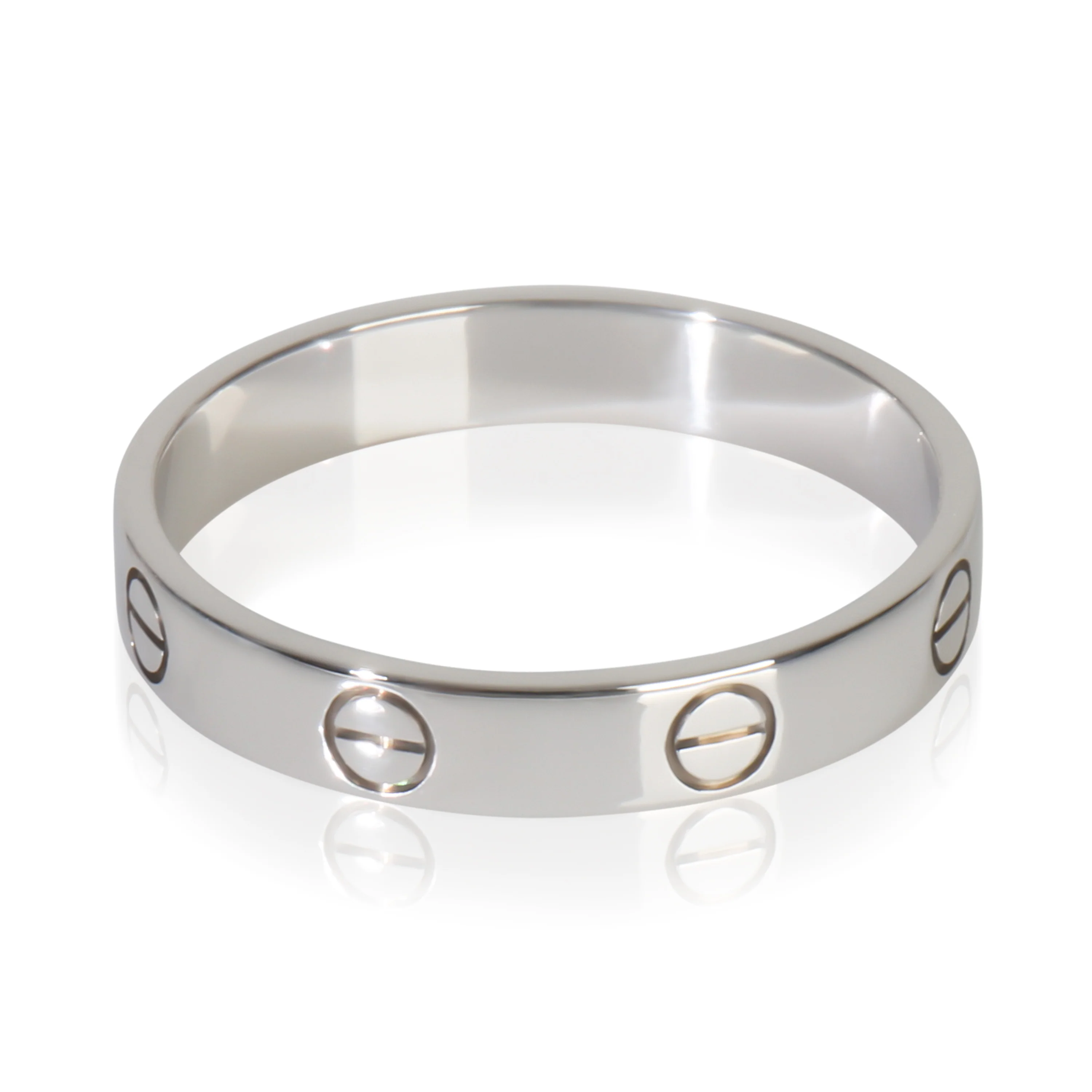 White Gold  Small Model Love Ring - Image 3