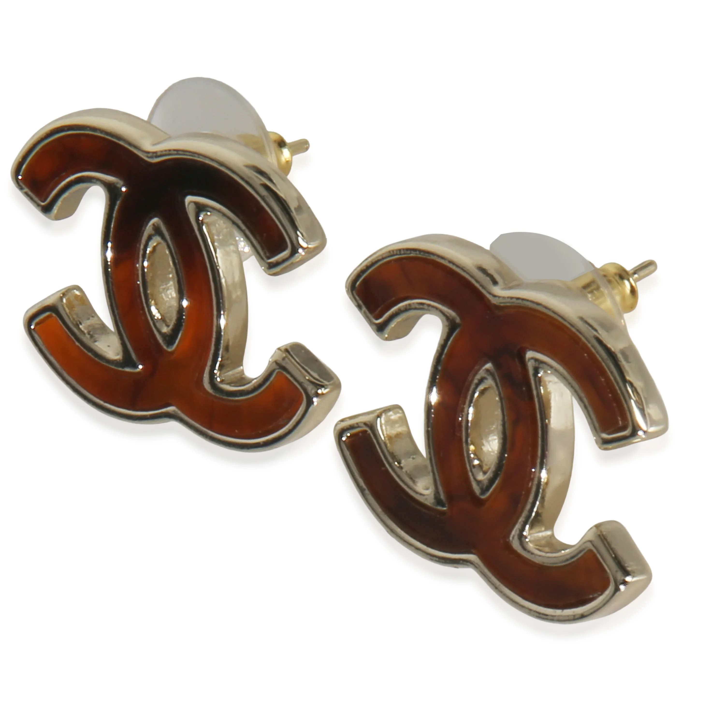 Gold-Plated 2023 Large CC Earrings - Image 2