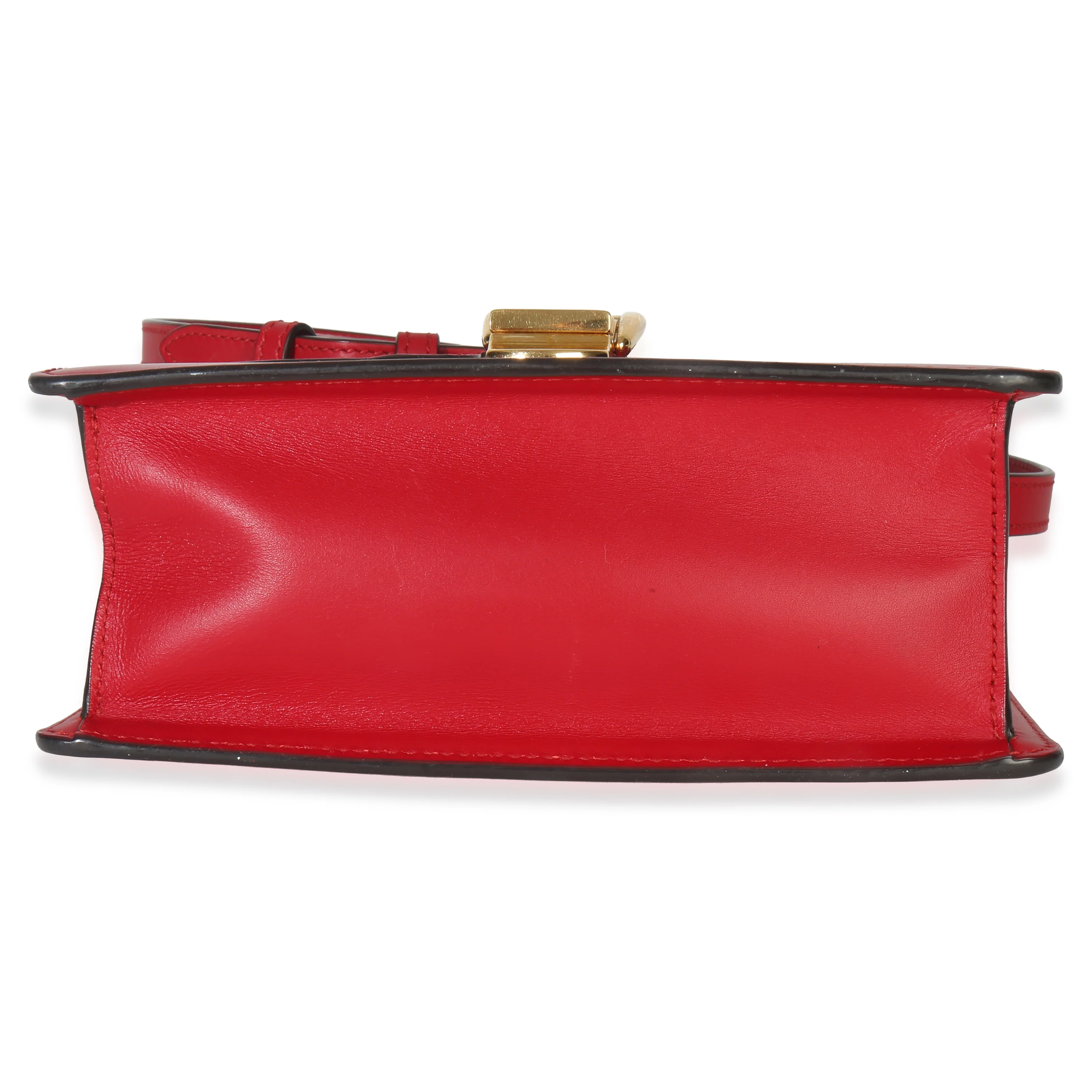 Red Calfskin Mini Sylvie Top Handle - Image 6