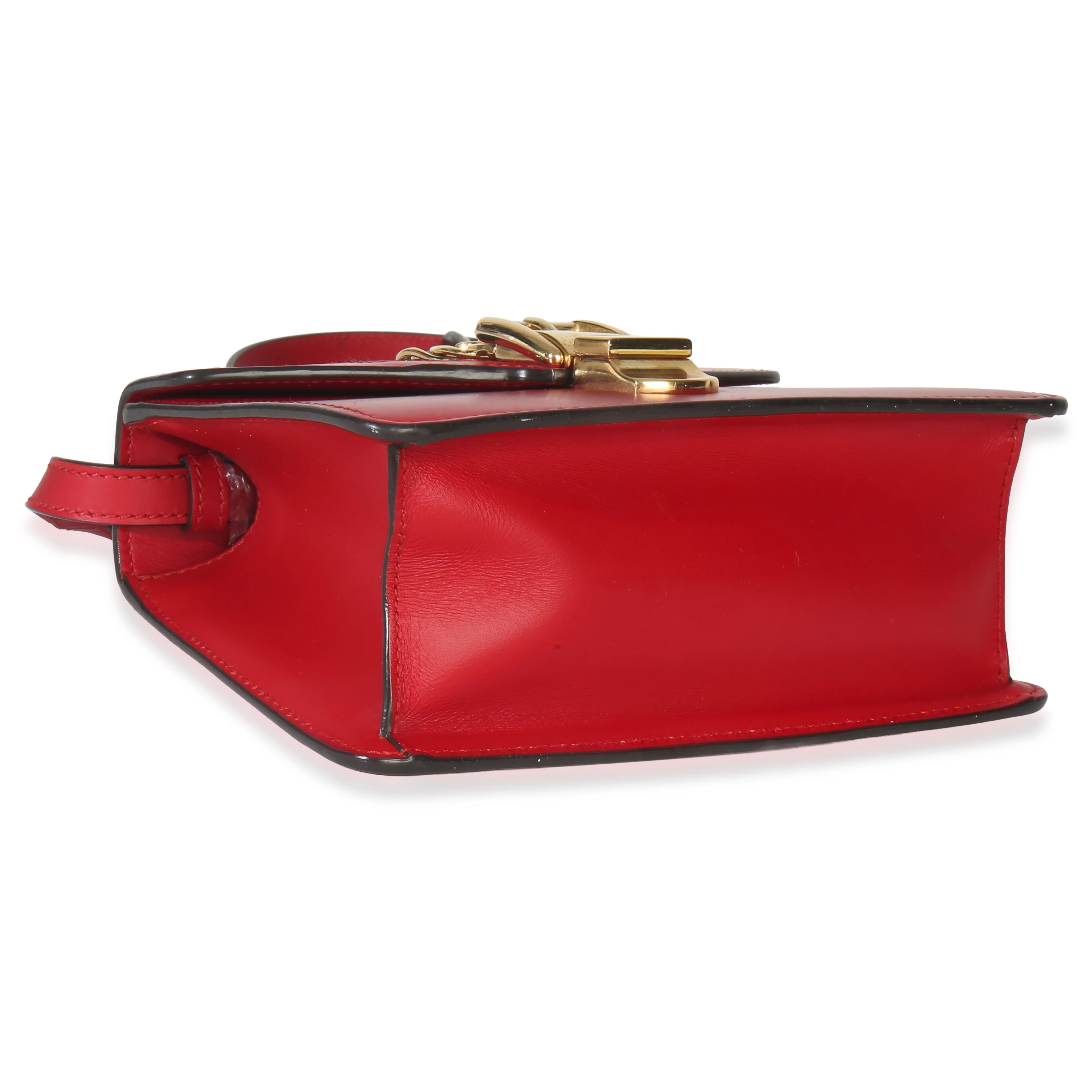 Red Calfskin Mini Sylvie Top Handle - Image 7
