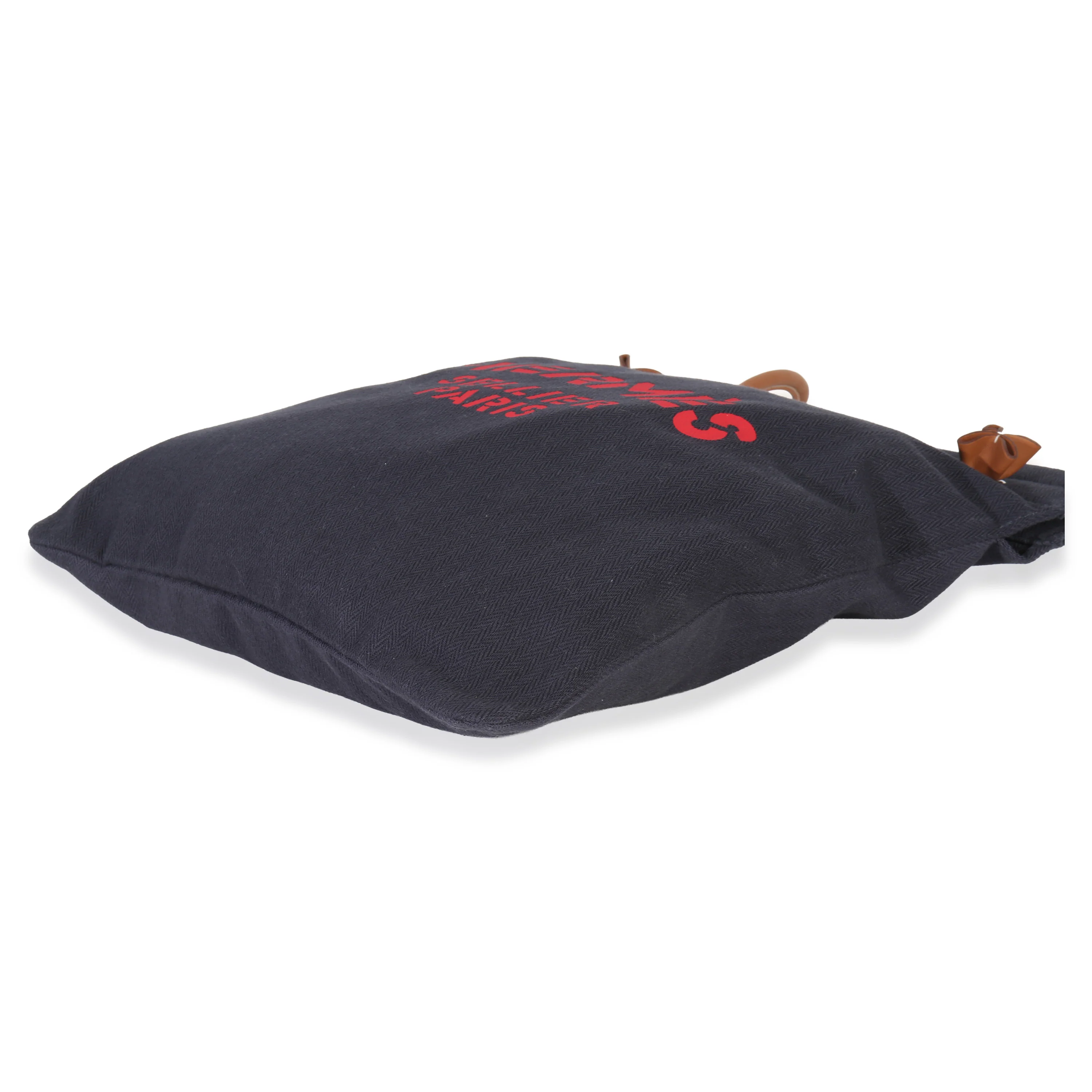 Bleu Indigo Gold Herringbone Canvas Swift Maline Bag - Image 7
