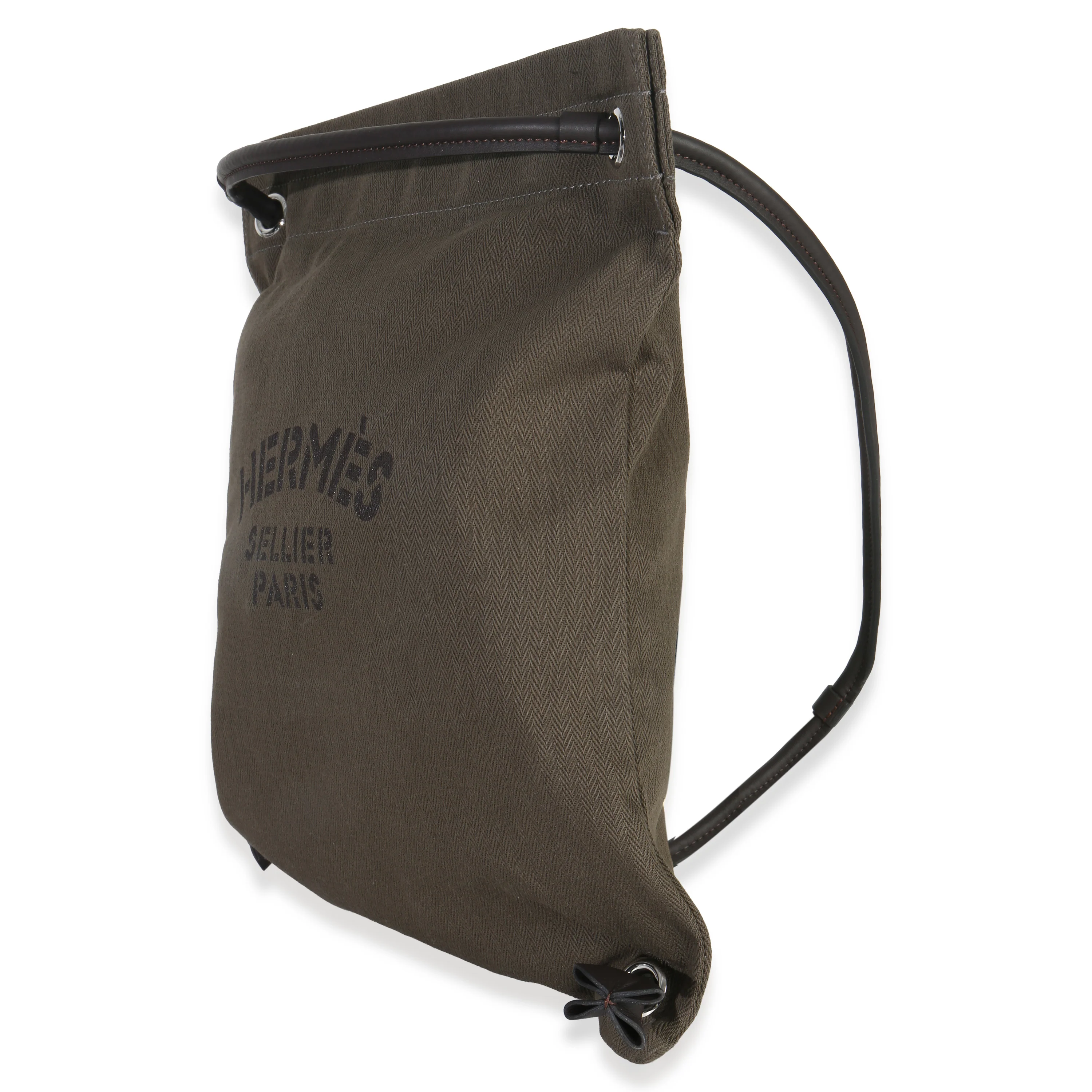 Kaki Ebene Herringbone Canvas Swift Maline Bag - Image 2