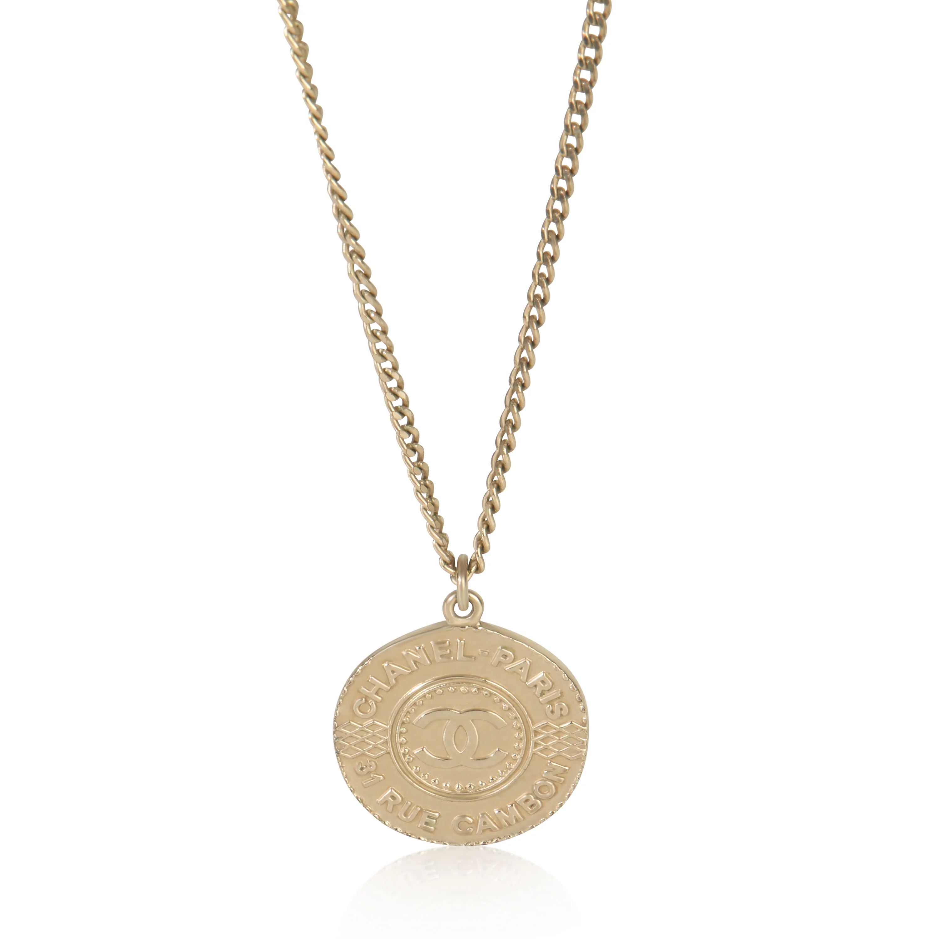 Gold-Plated  2016 Rue Cambon Pendant