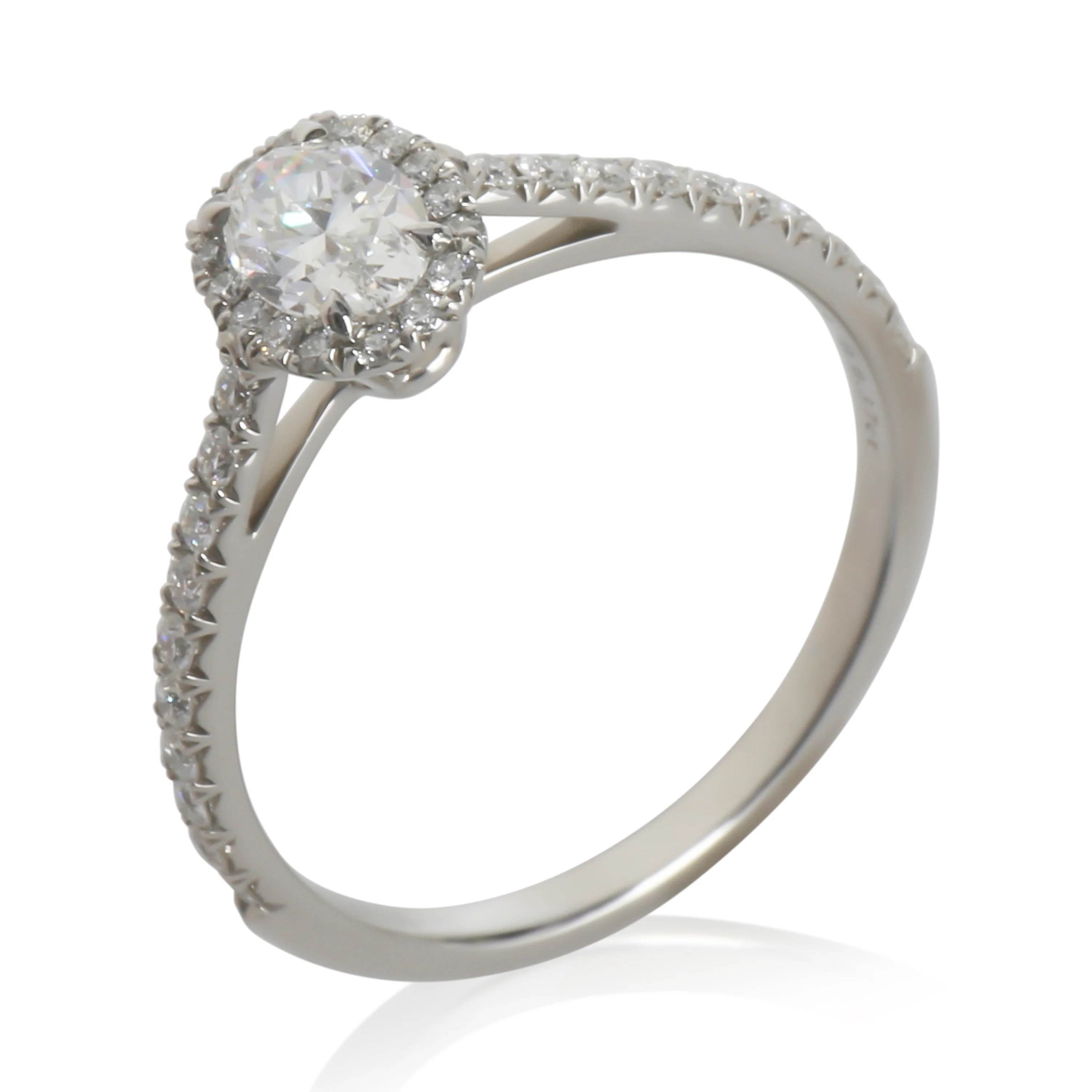 0.37 ct Oval Diamond Soleste Engagement Ring - Image 6