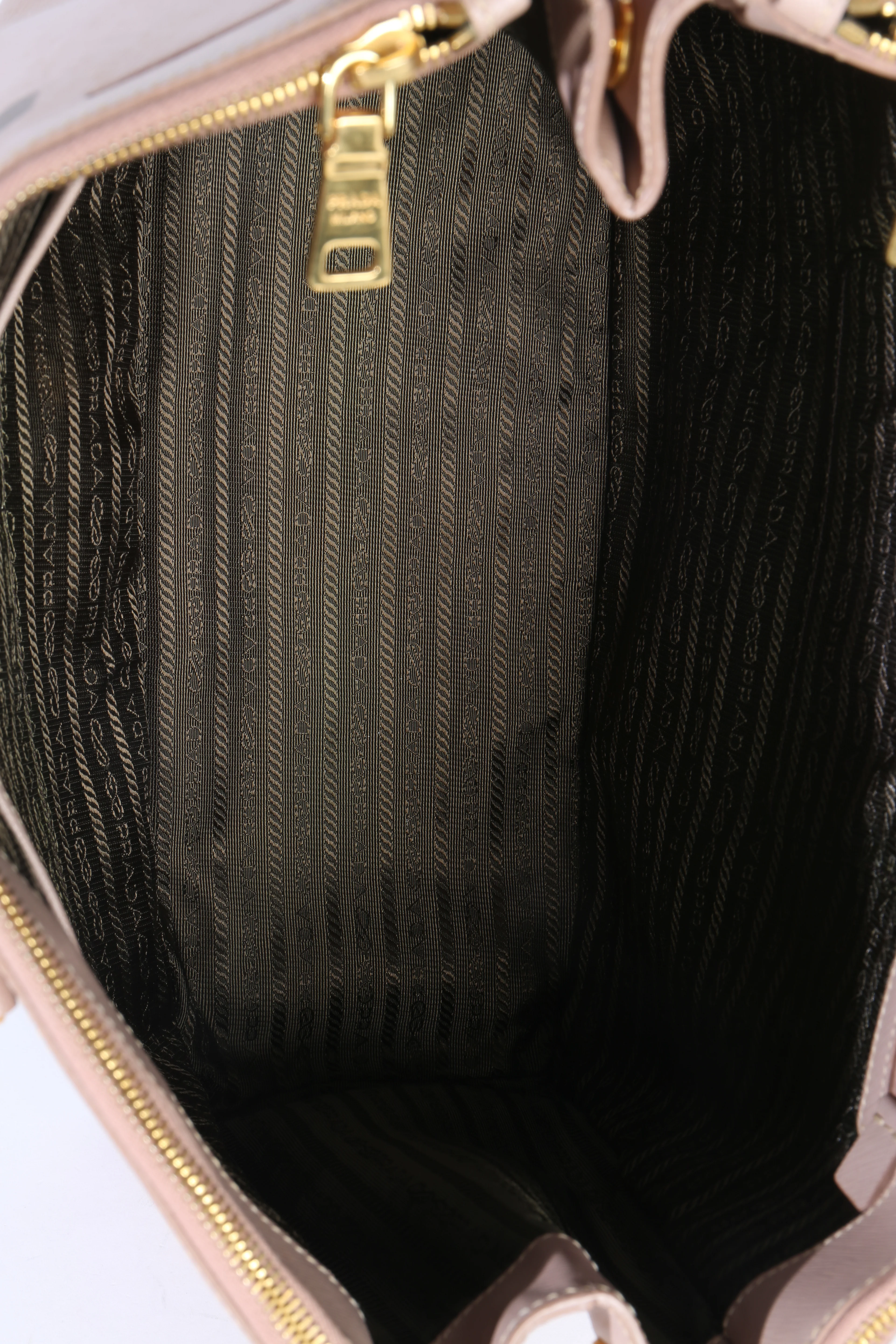 Pink Saffiano Galleria Lux Medium Double Zip Tote - Image 7