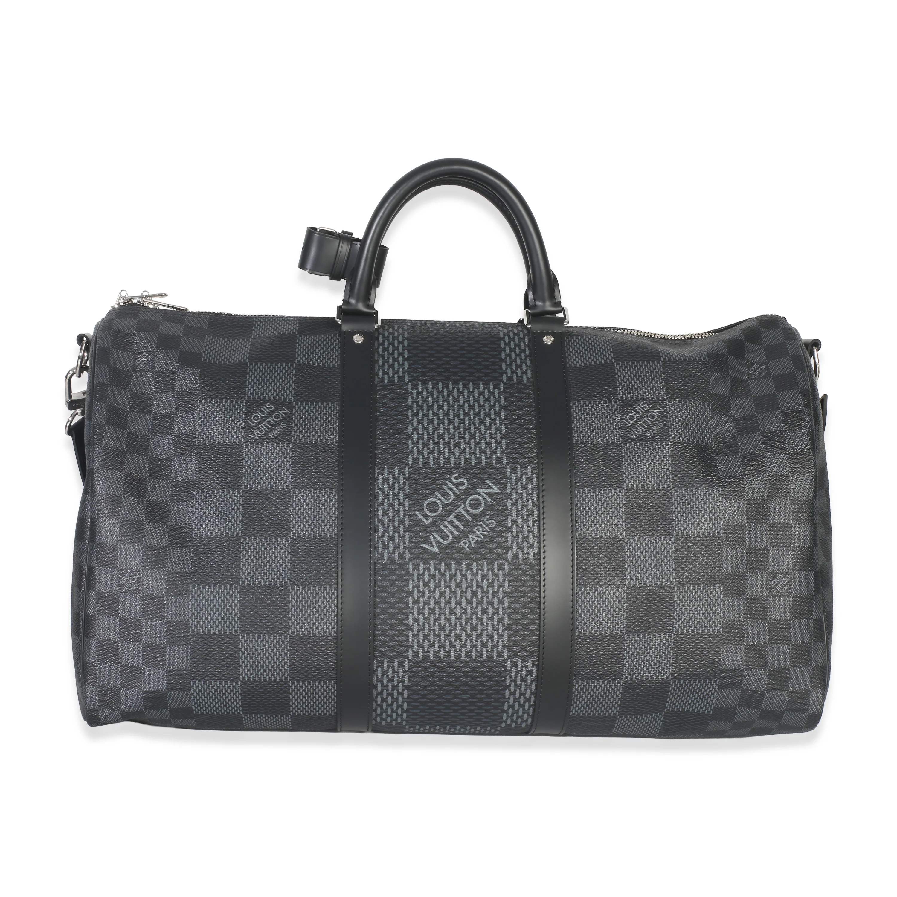Damier Graphite 3D Canvas Keepall Bandouliere 55
