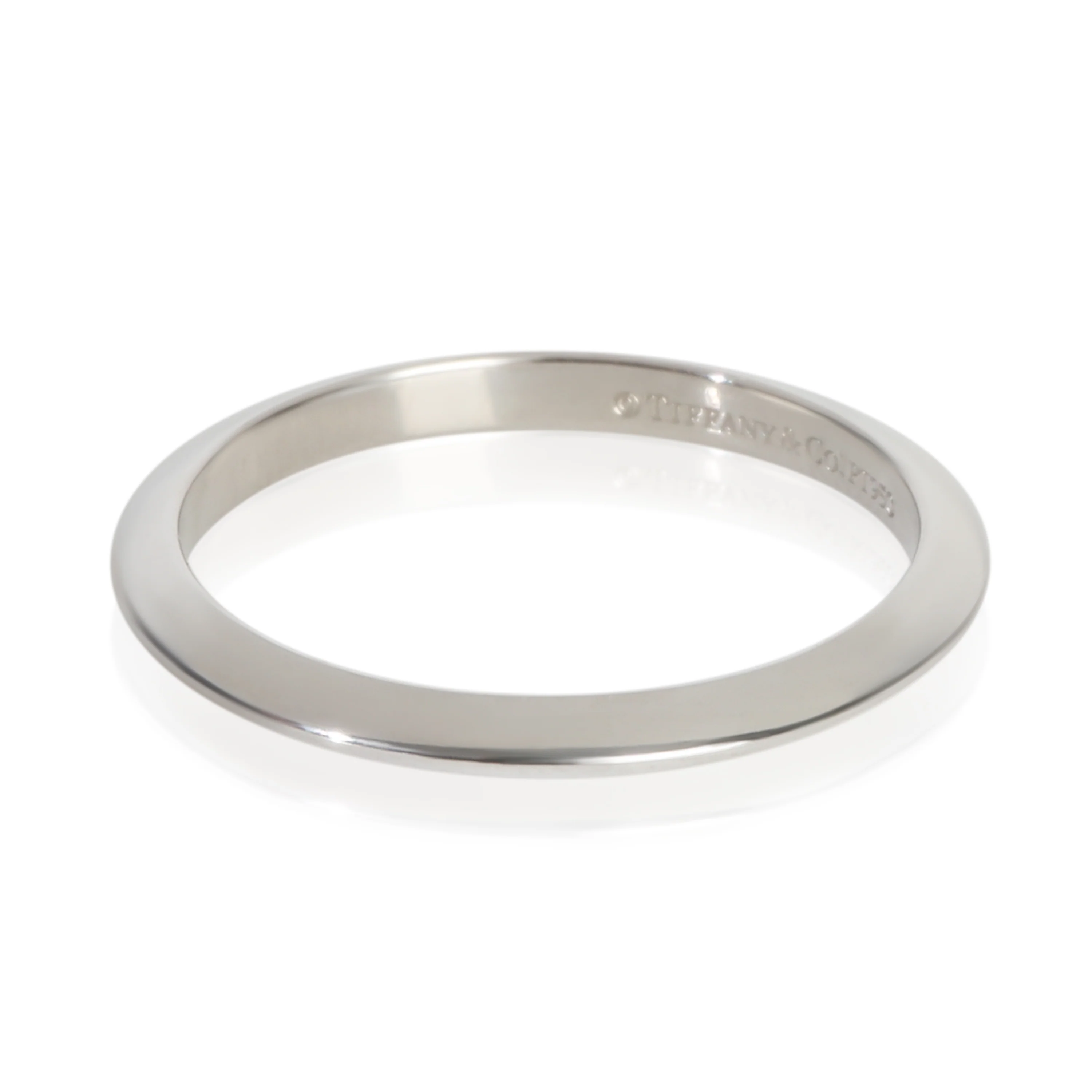 Platinum Knife Edge Band - Image 2