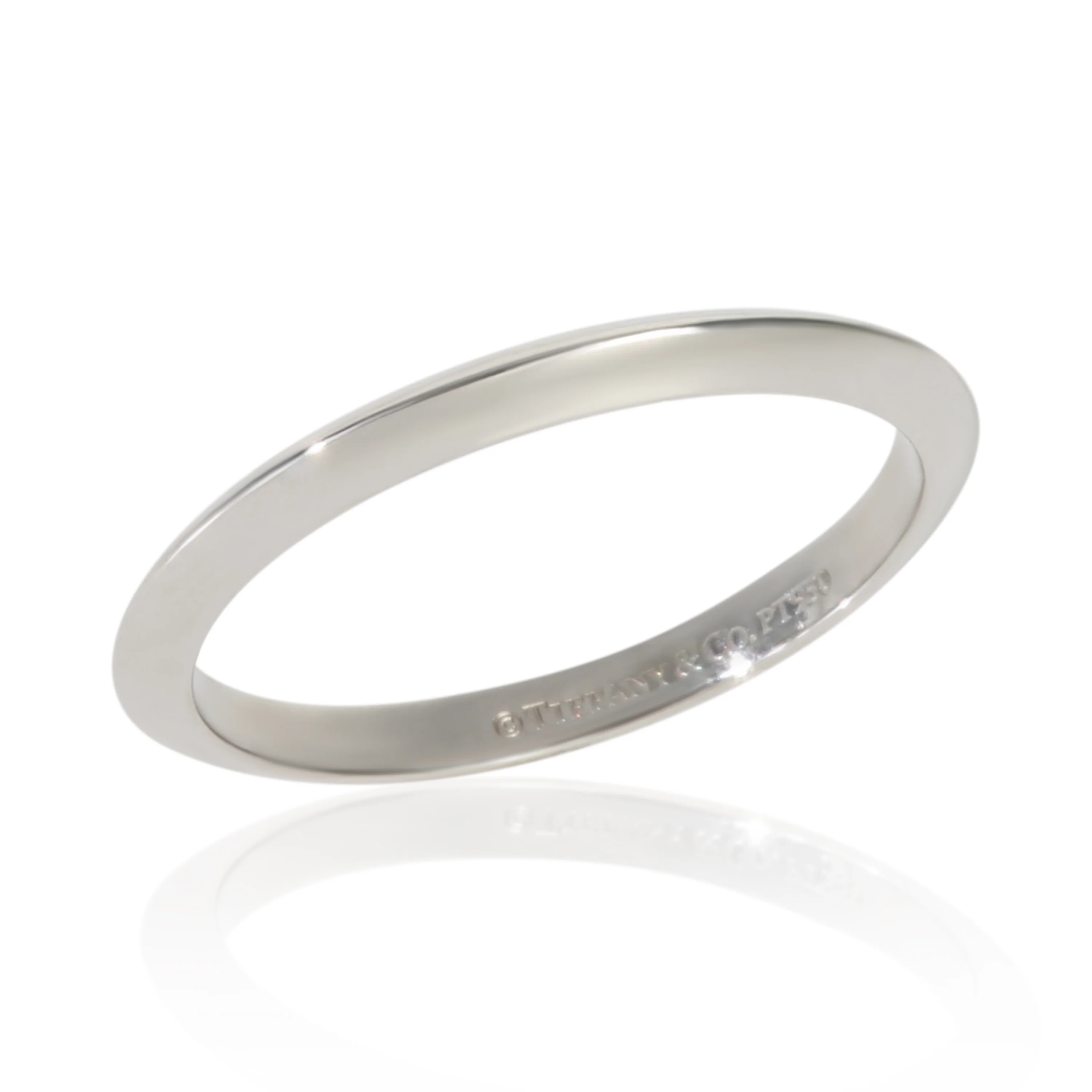 Platinum Knife Edge Band - Image 4