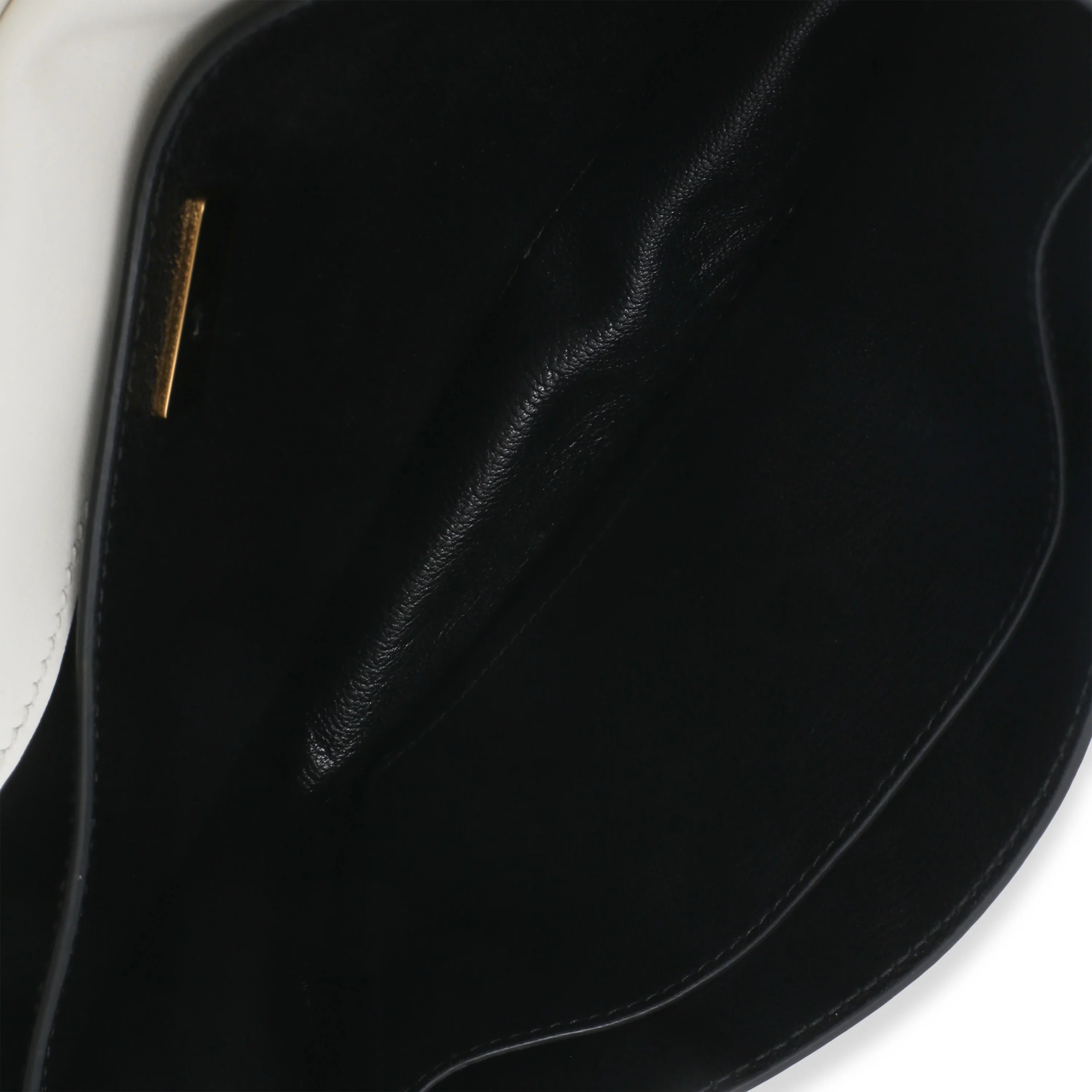 White Black City Calf Saffiano Cahier Bag - Image 8