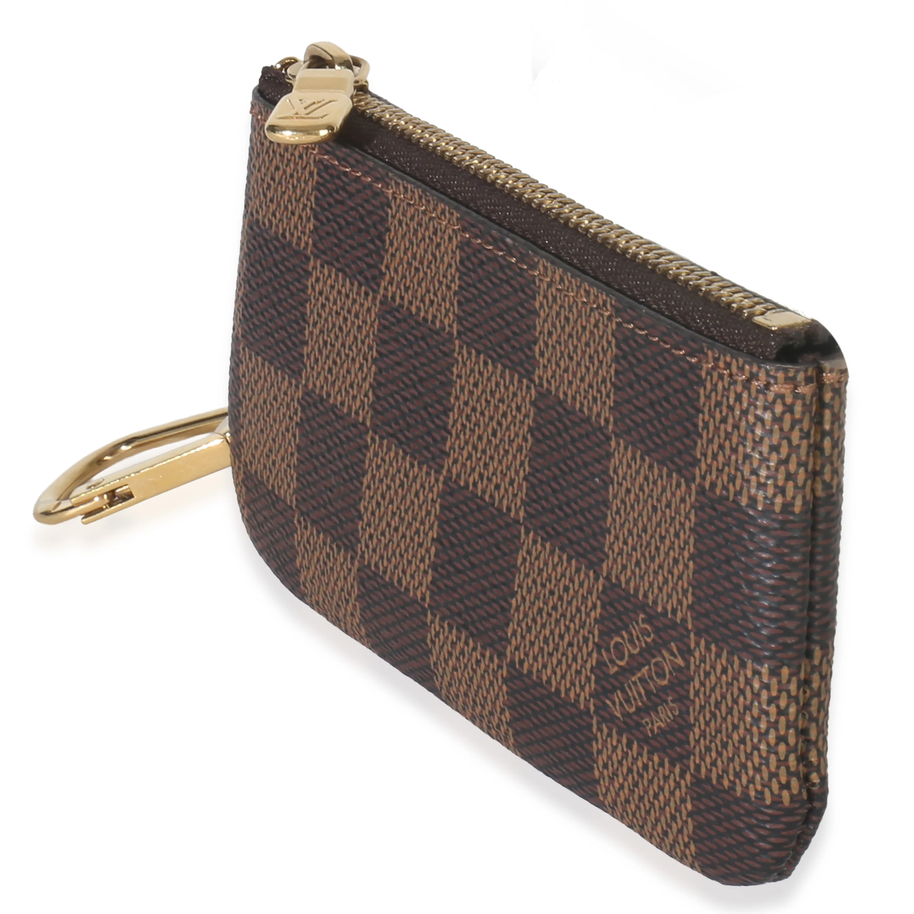 Damier Ebene Canvas Key Pouch - Image 3