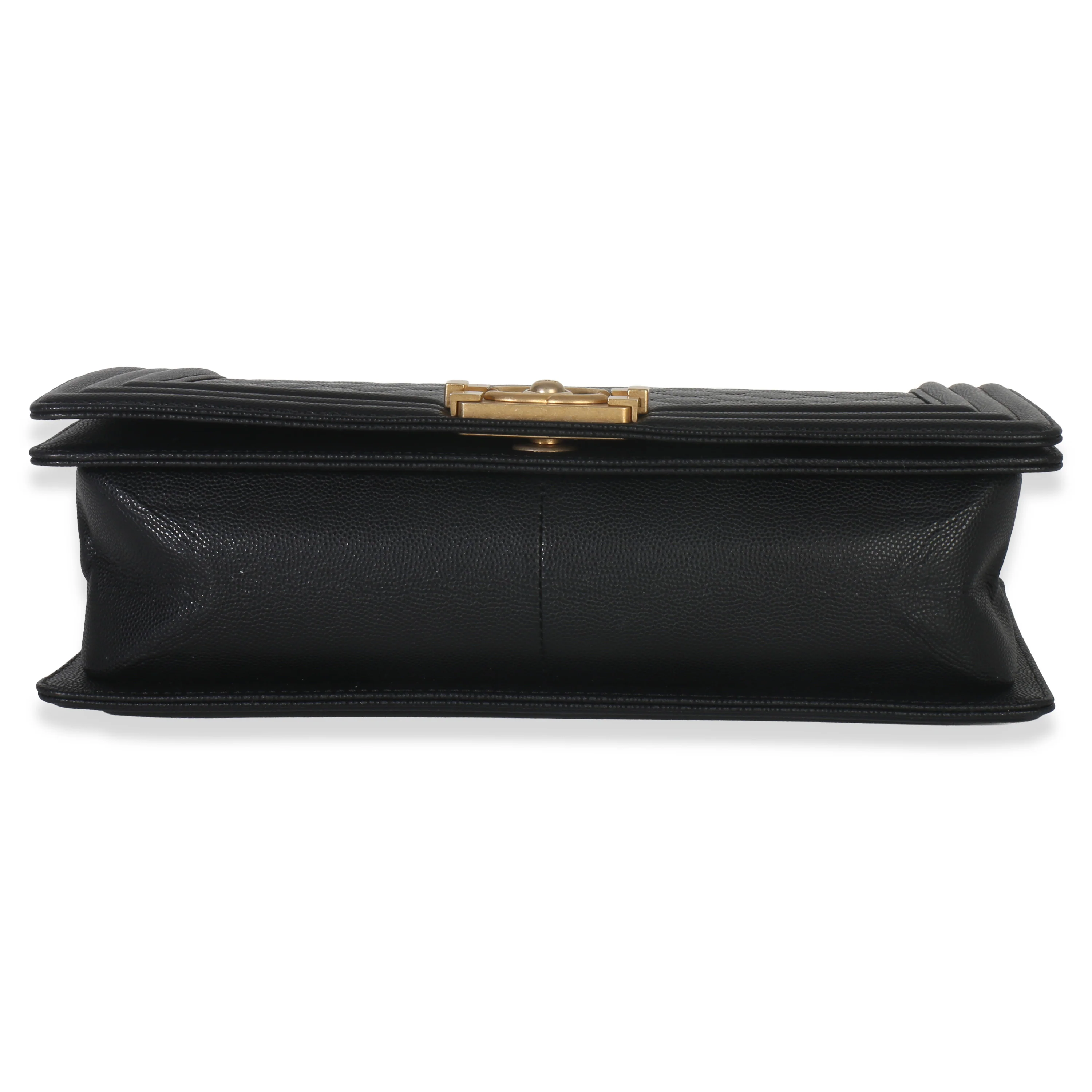 Black Quilted New Medium Boy Handbag - Image 5