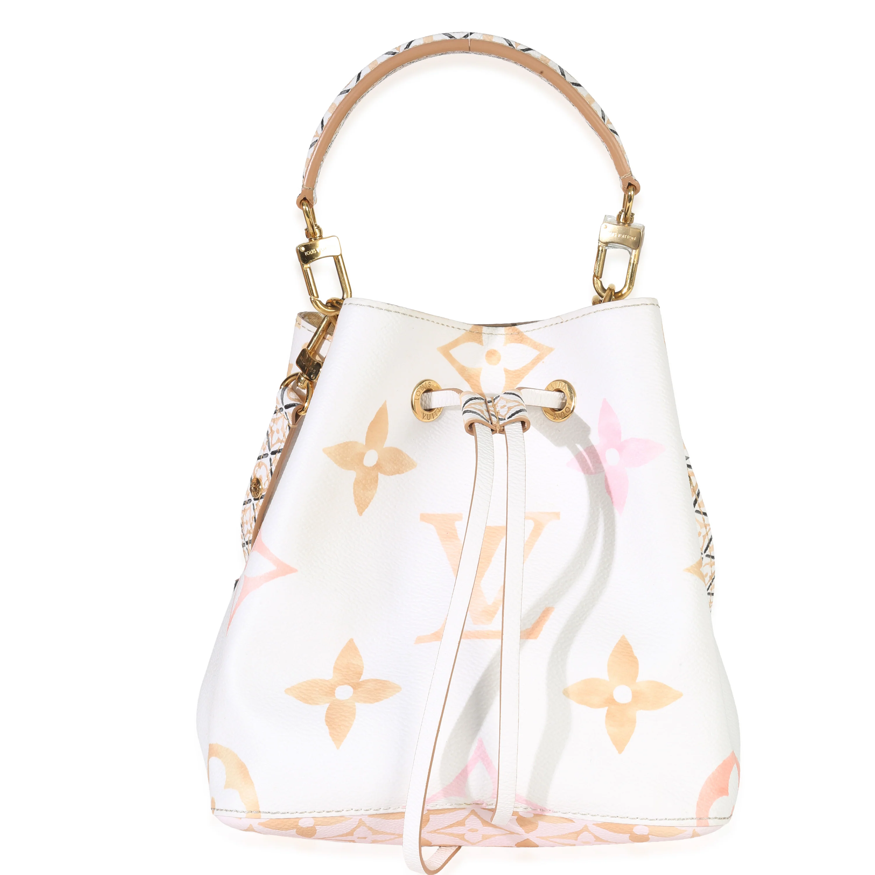 Beige Giant Monogram Canvas NeoNoe BB