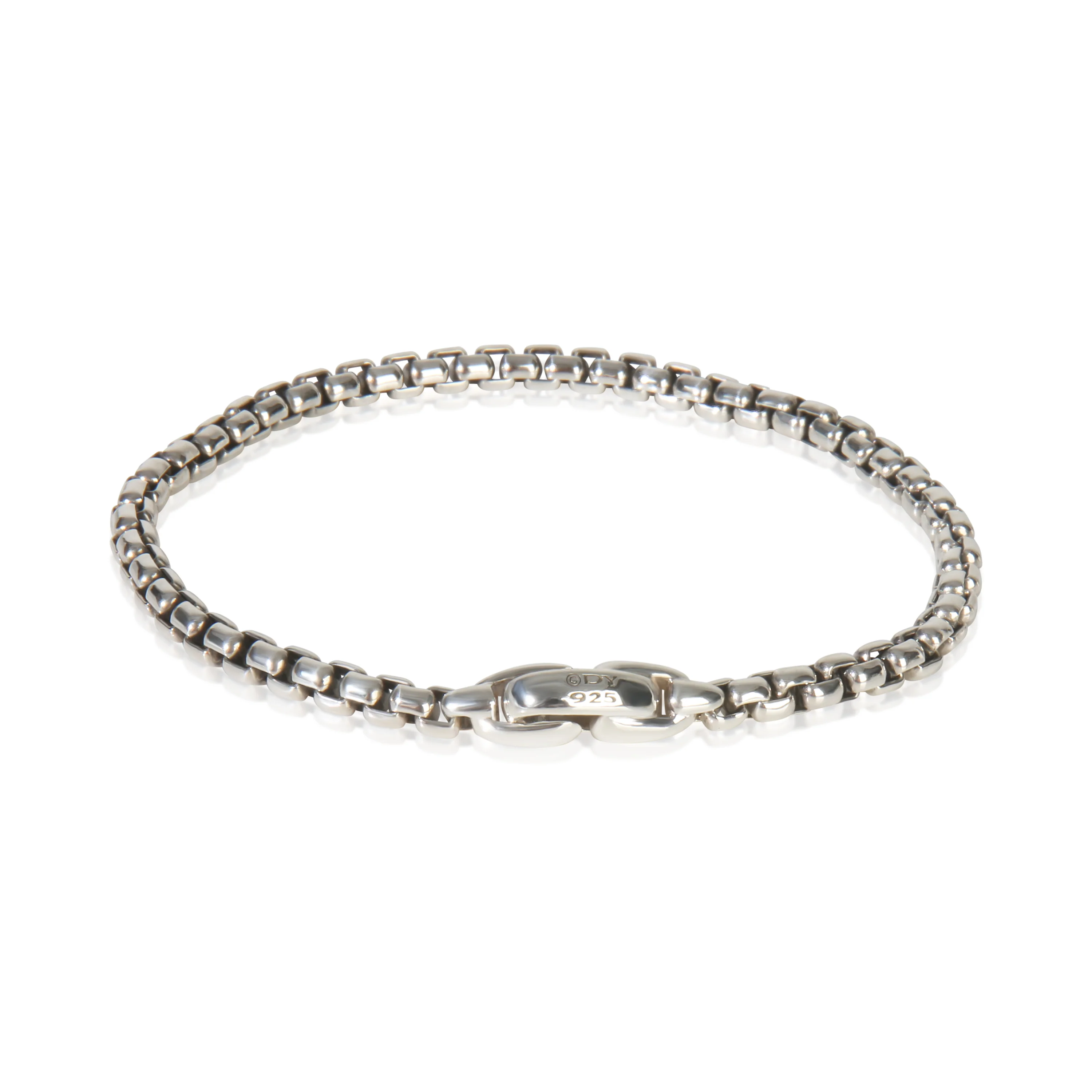 Sterling Silver  Box Chain Bracelet - Image 3