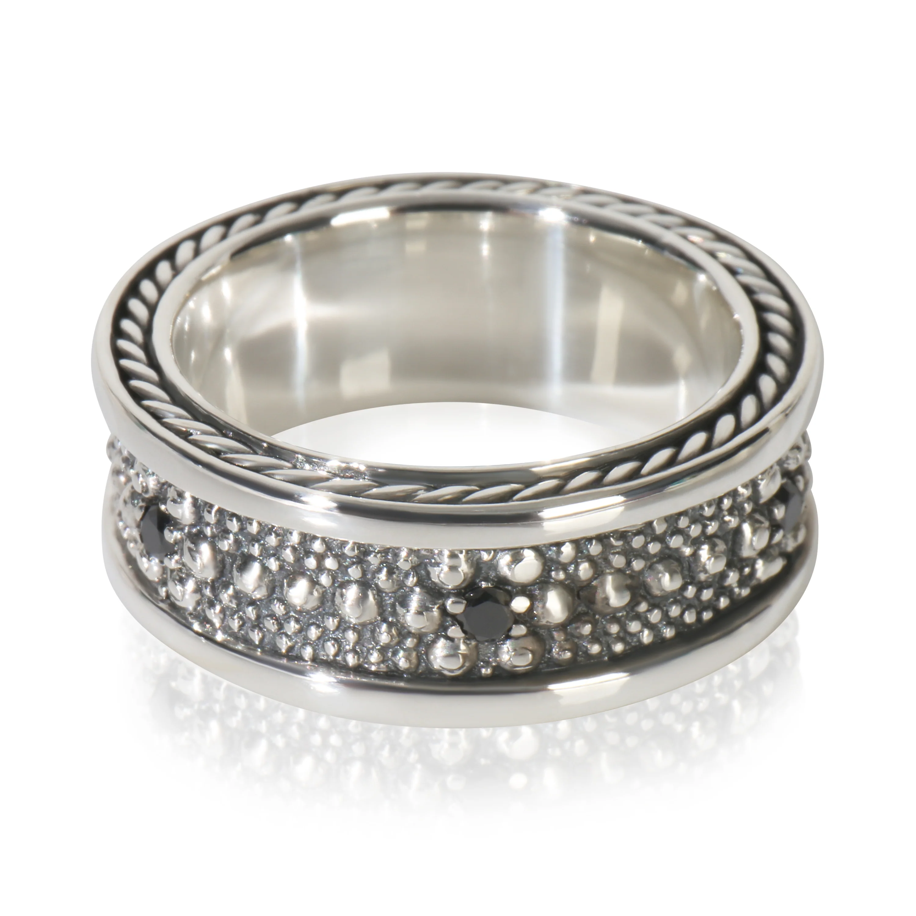 Sterling Silver Diamond Sea Urchin Ring - Image 3