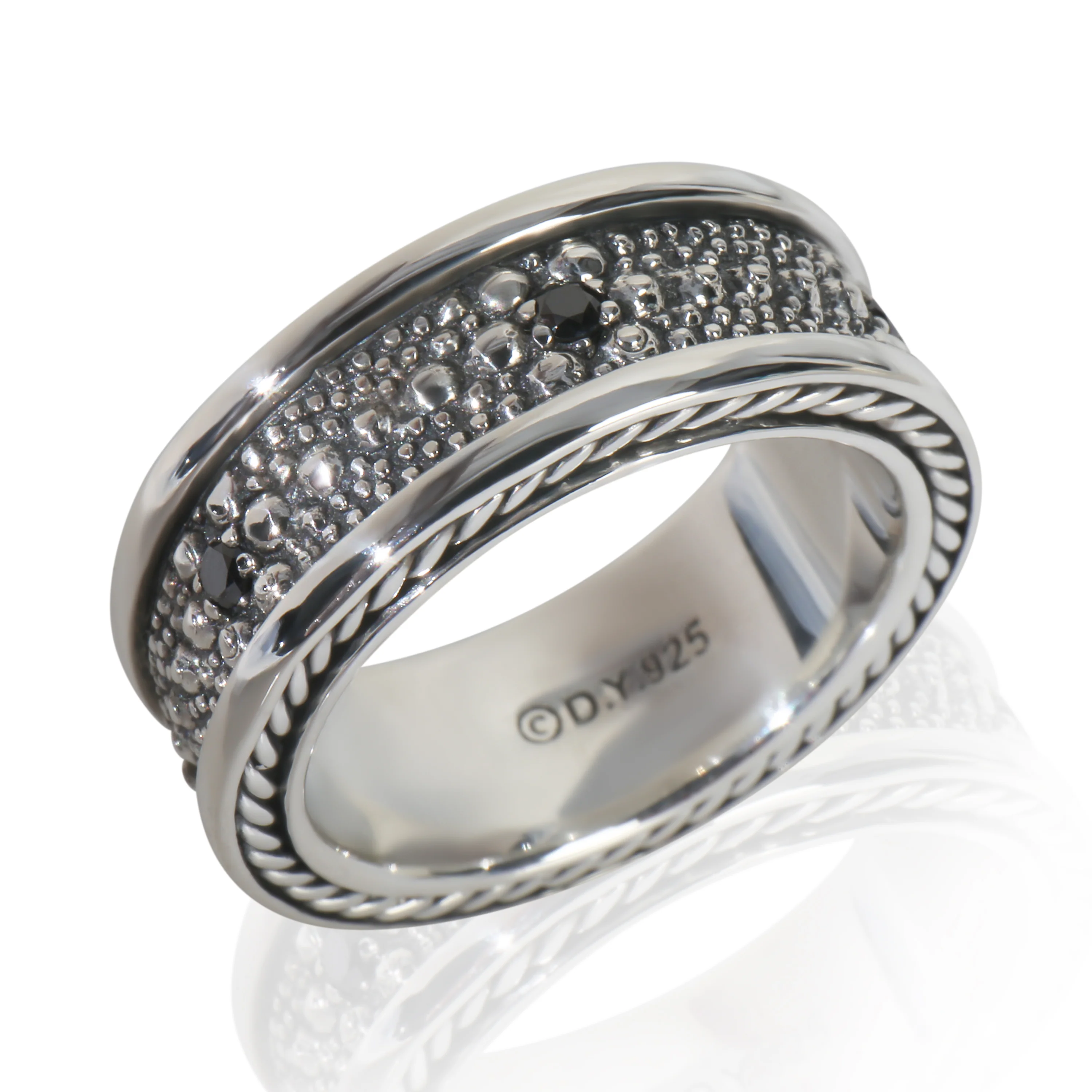 Sterling Silver Diamond Sea Urchin Ring - Image 4