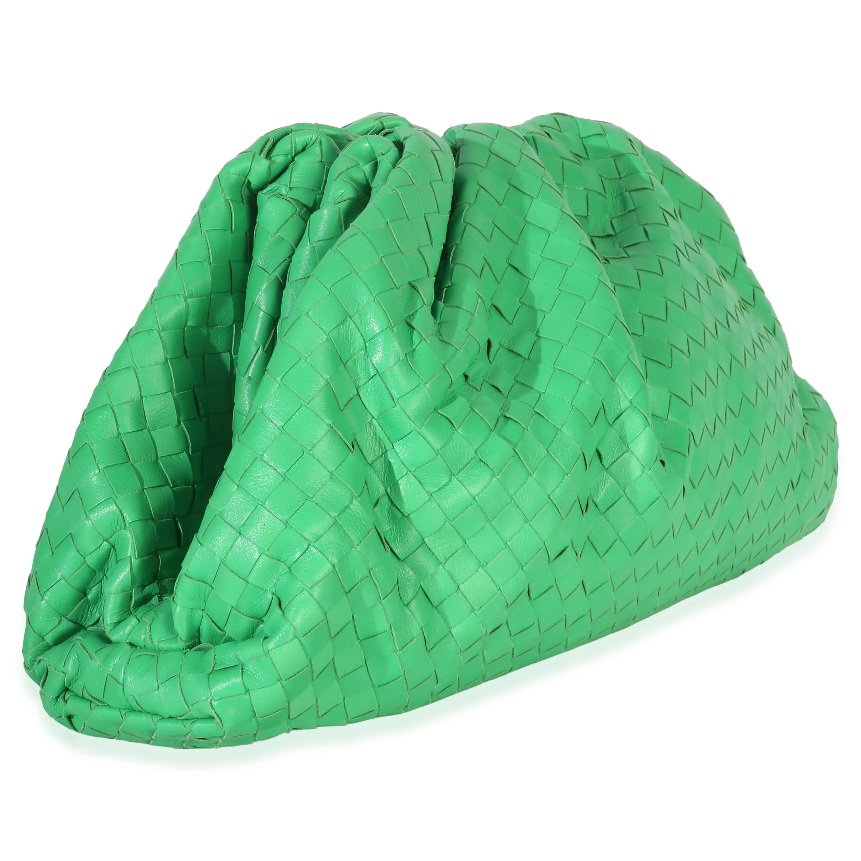 Parakeet Nappa Intrecciato Maxi Pouch - Image 3