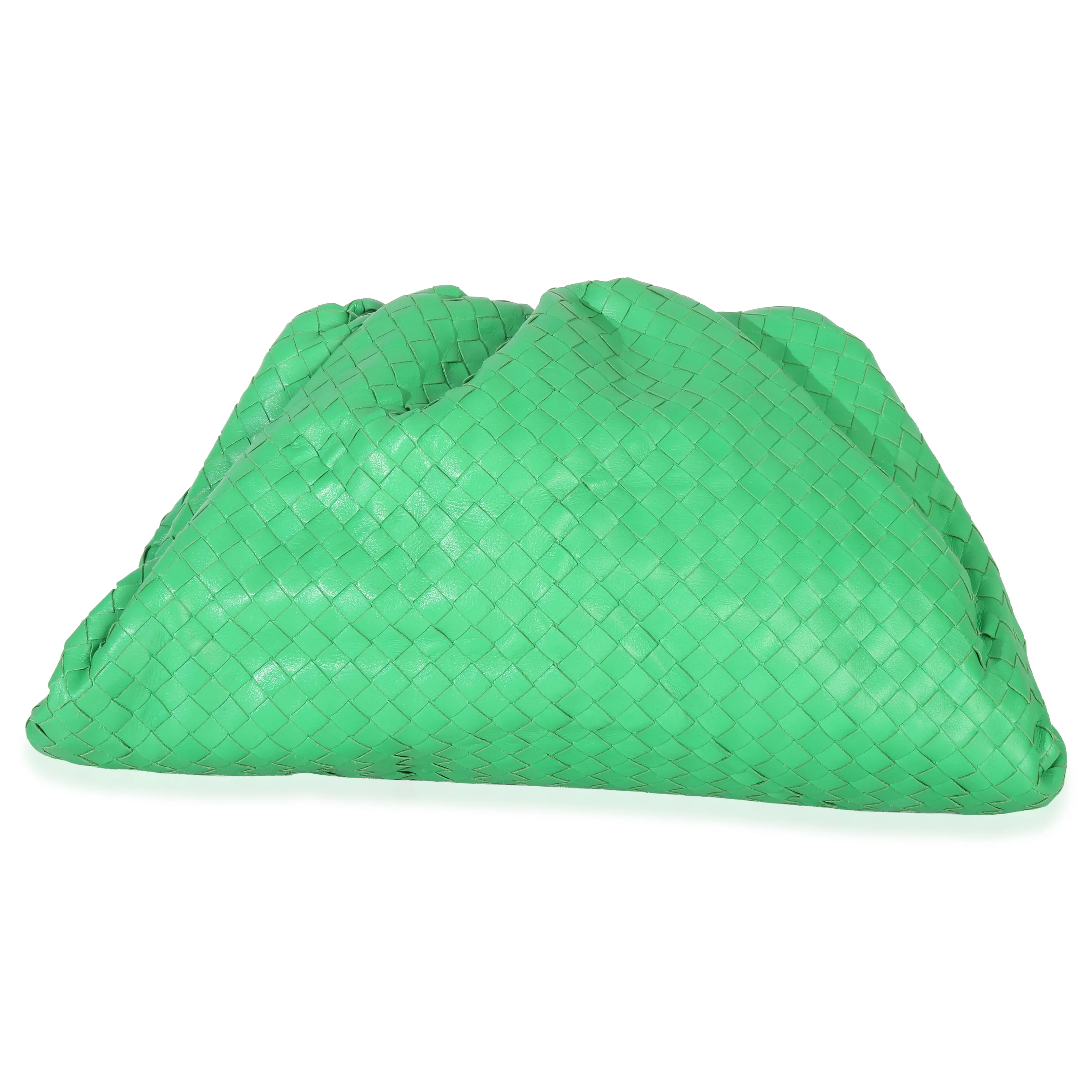 Parakeet Nappa Intrecciato Maxi Pouch - Image 4