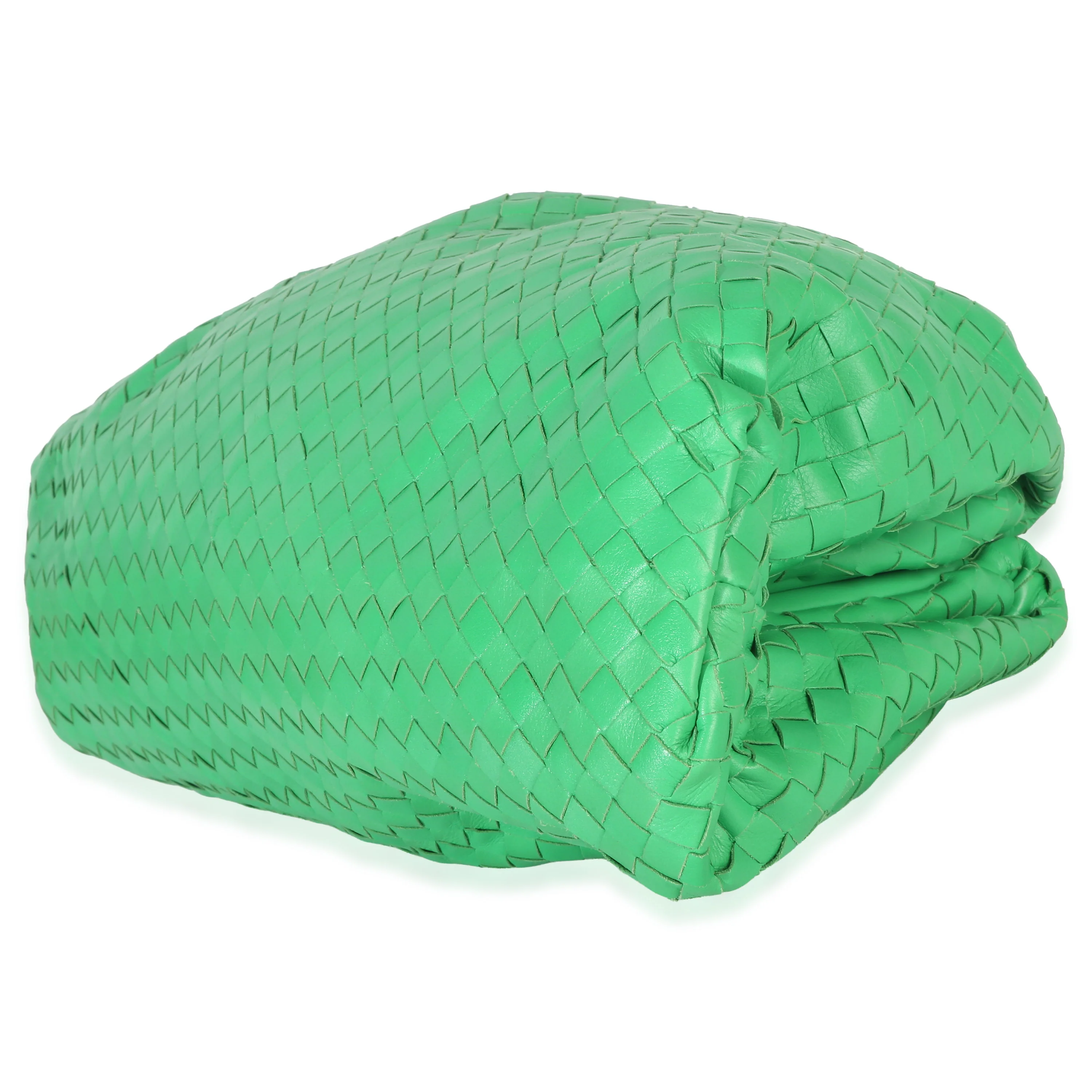 Parakeet Nappa Intrecciato Maxi Pouch - Image 7