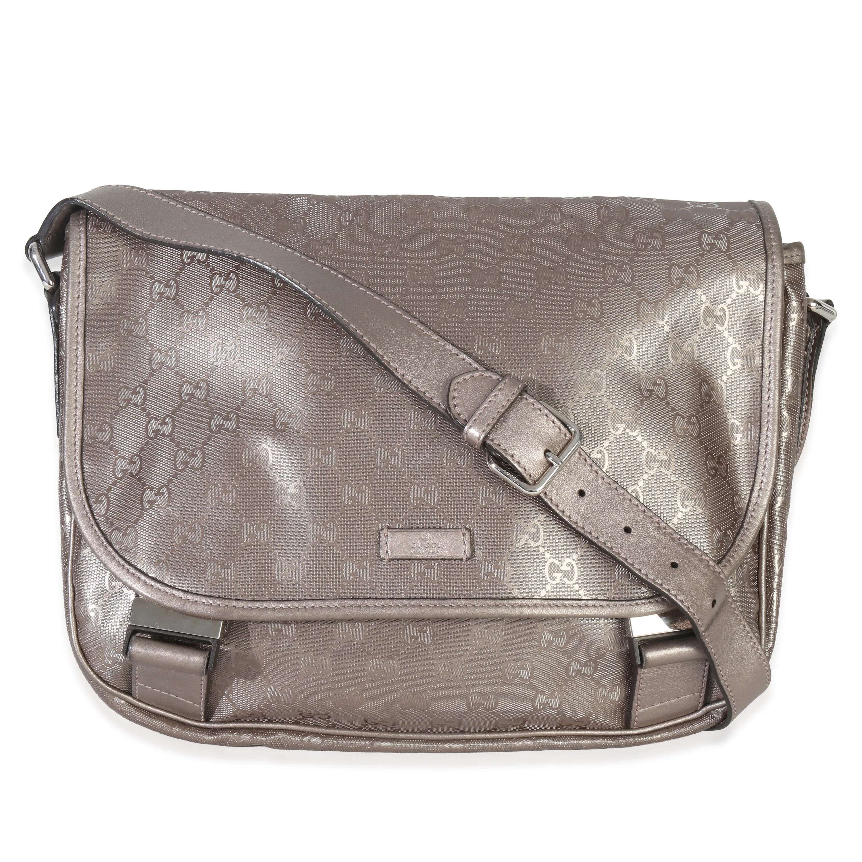Mauve GG Imprime Canvas Messenger Bag