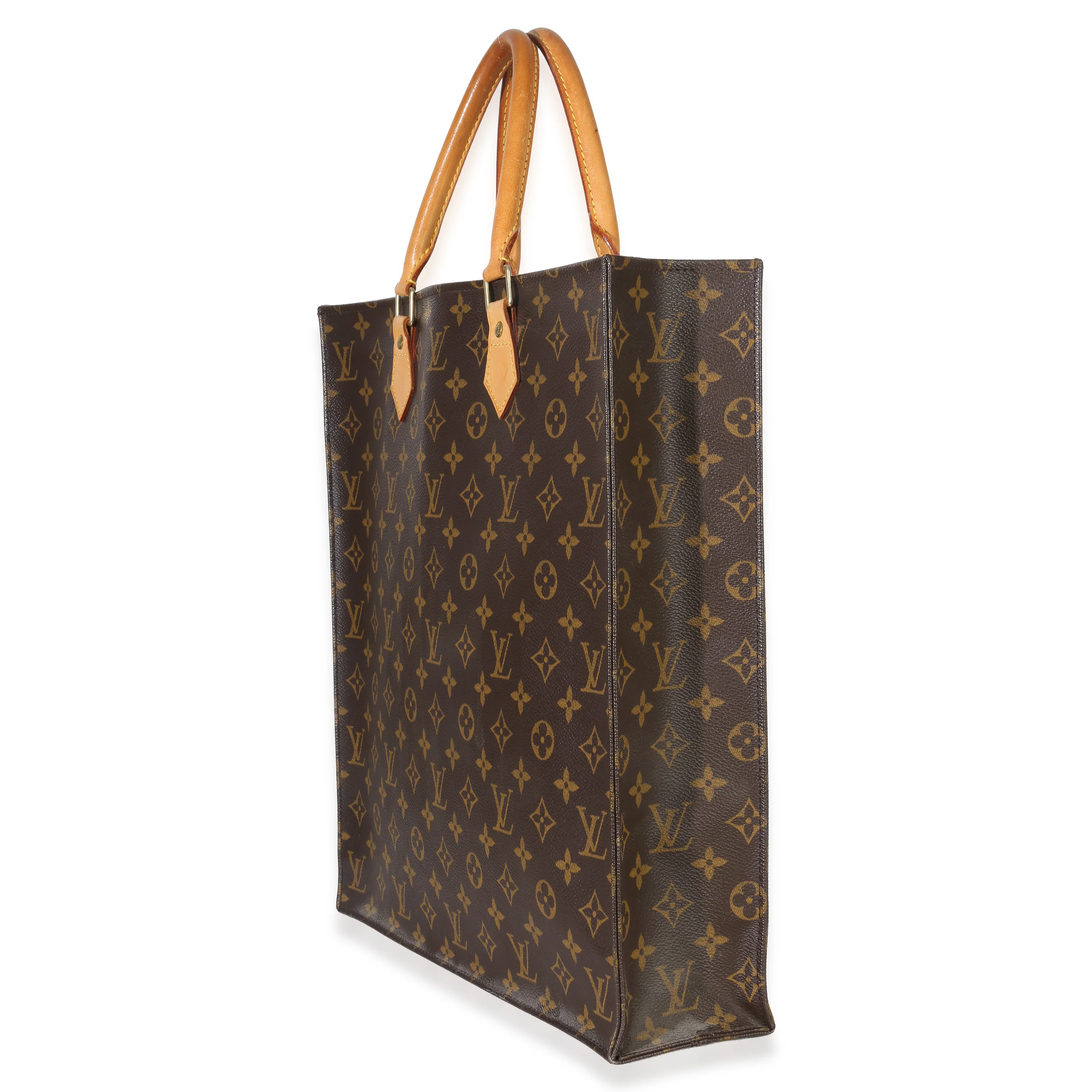 Monogram Canvas Sac Plat Tote - Image 2