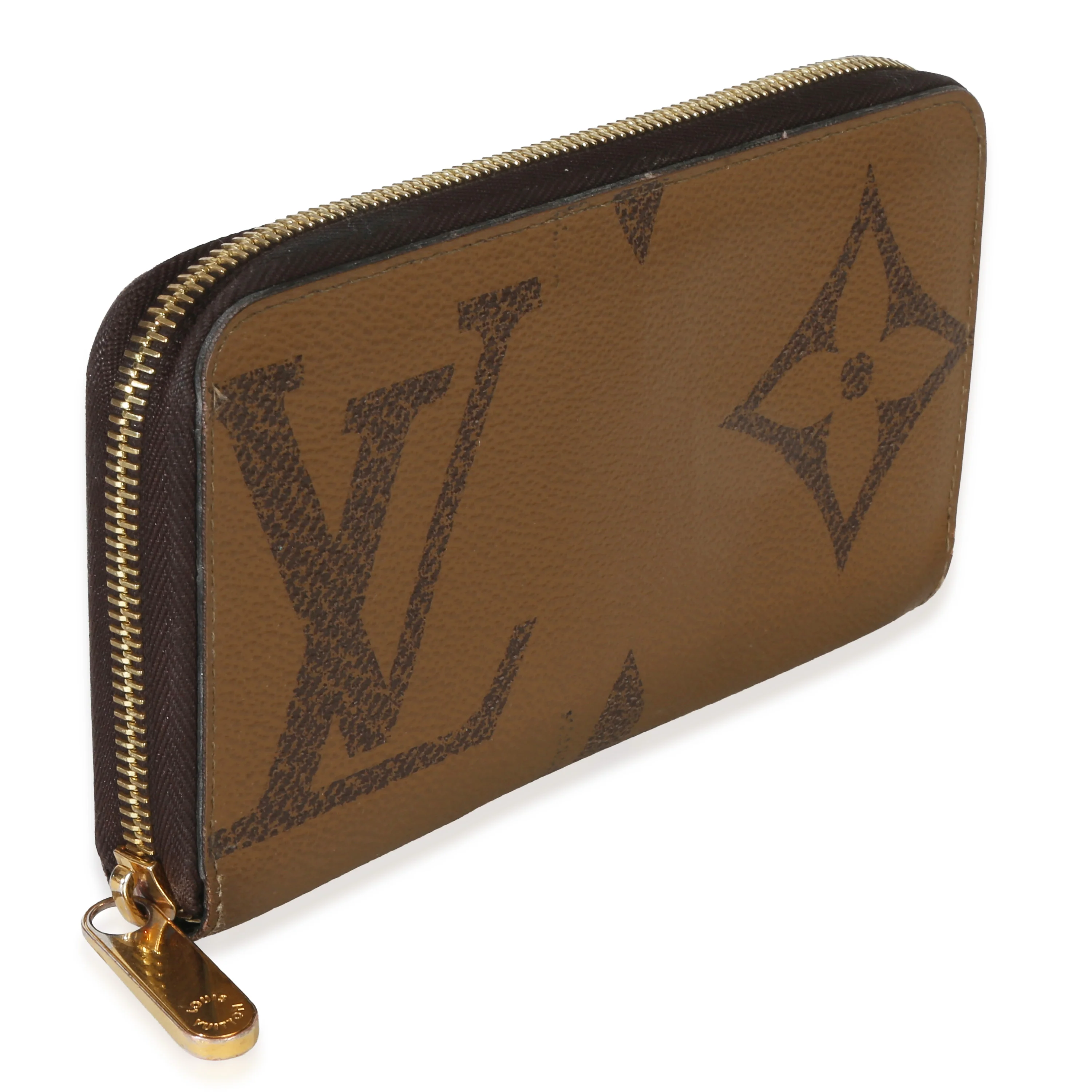 Giant Reverse Monogram Canvas Zippy Wallet - Image 3