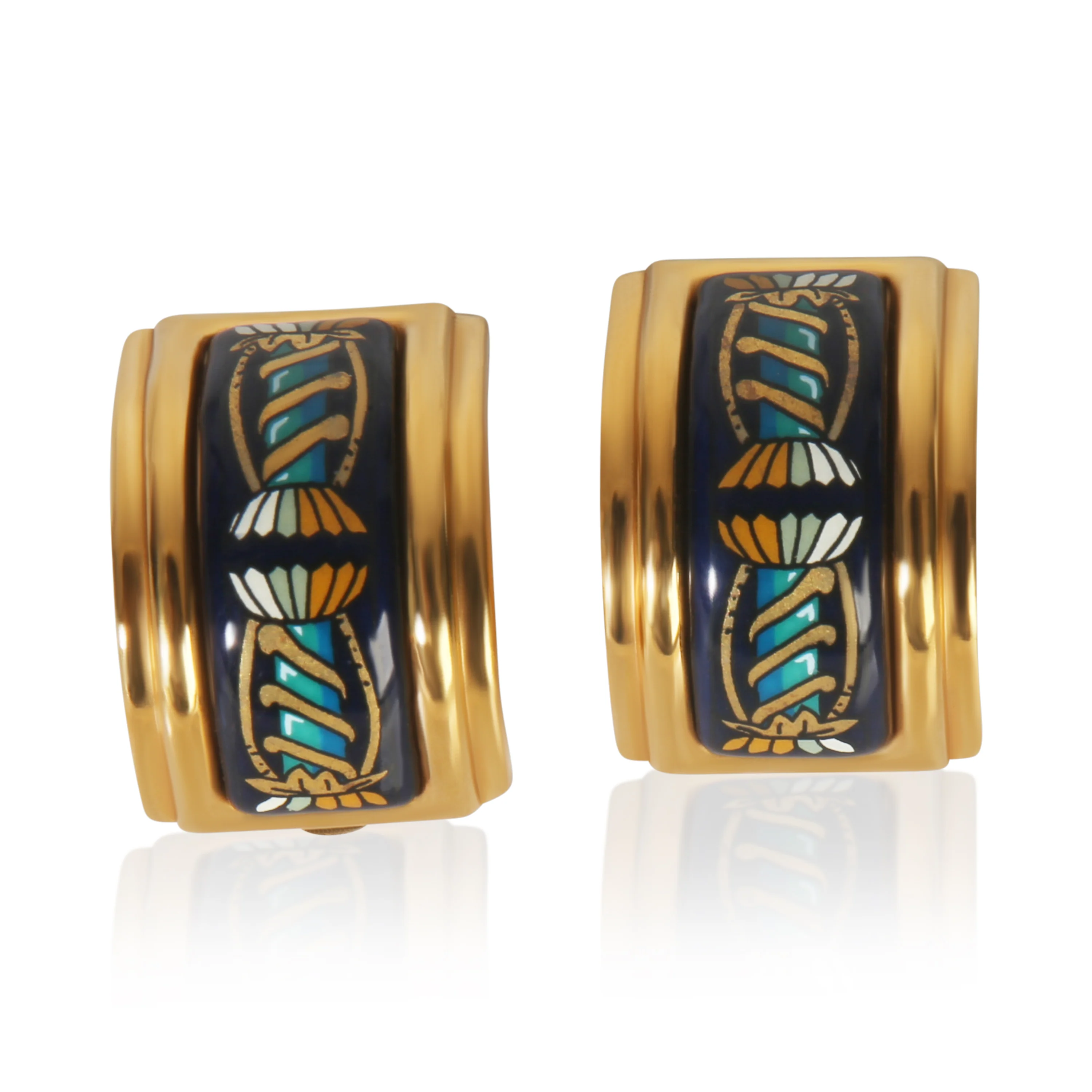 Gold-Plated  Vintage Clip On Earrings