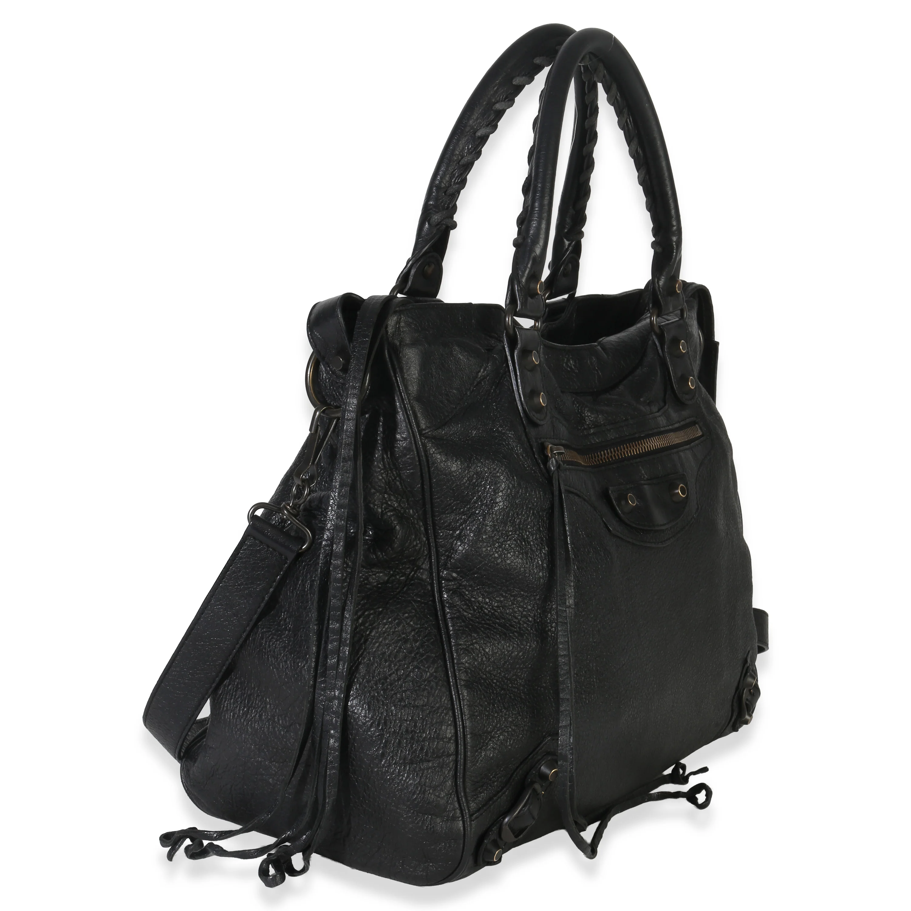 Black Agneau Classic Velo Bag - Image 3