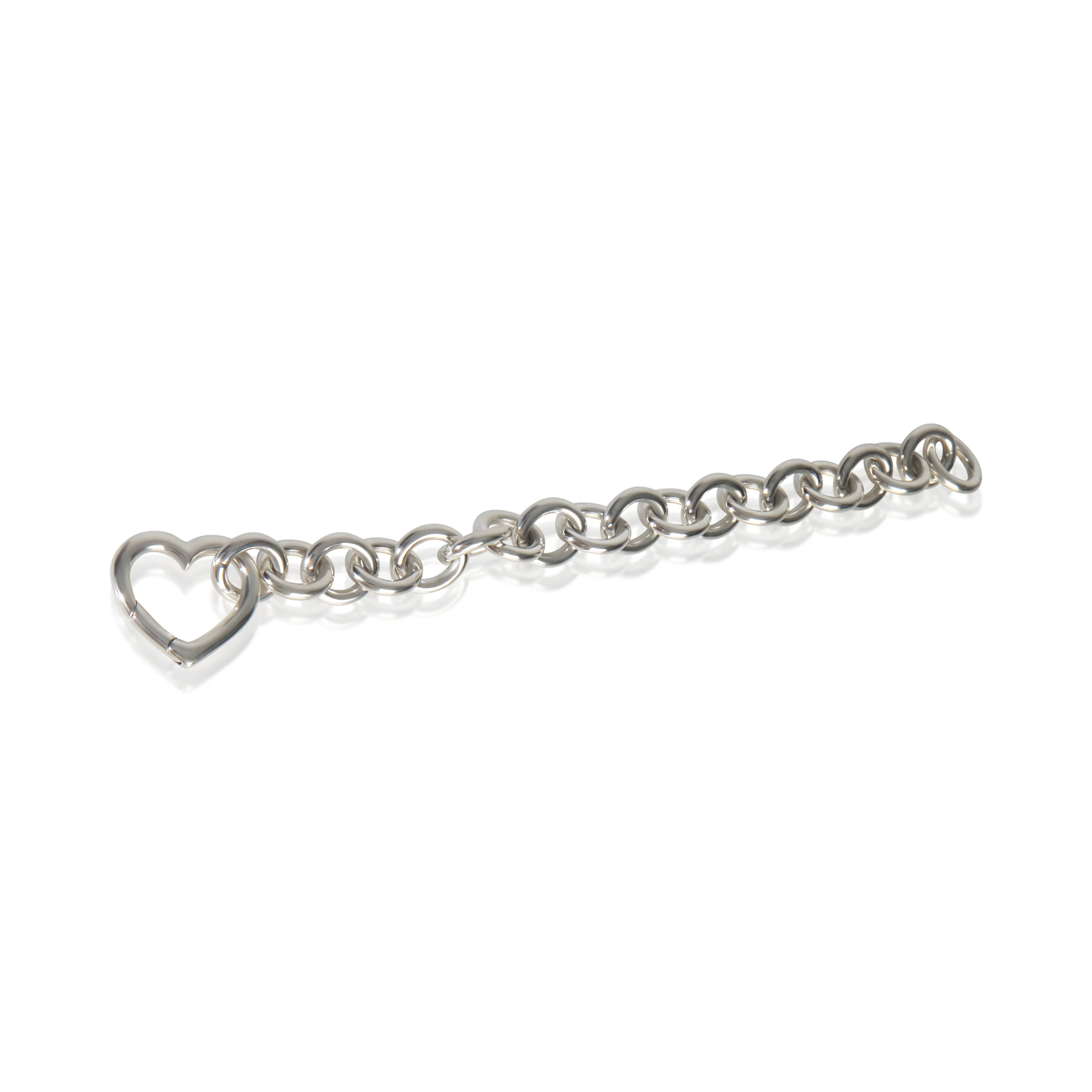 Sterling Silver  Heart Clasp Bracelet - Image 3