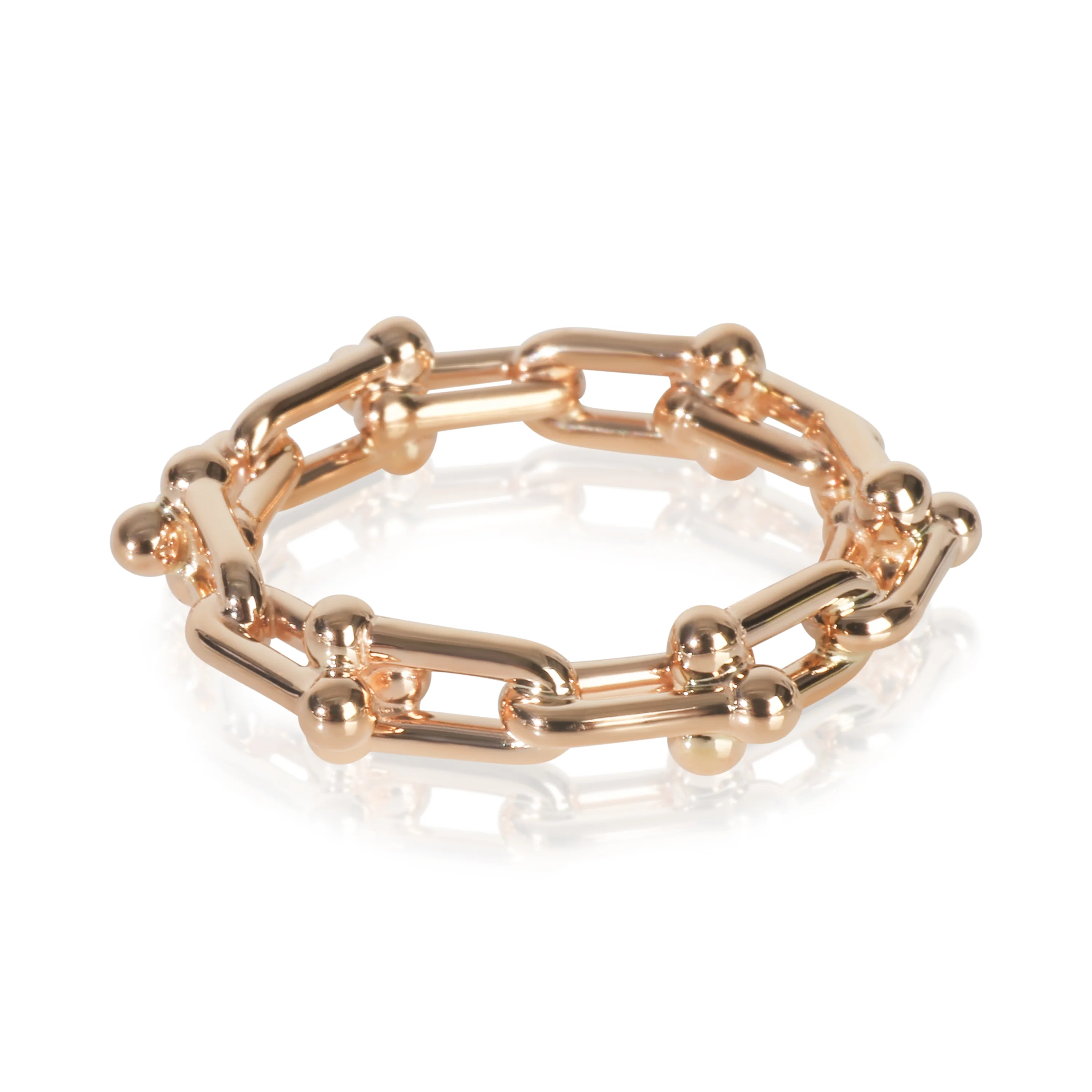 Rose Gold Micro Link HardWear Ring - Image 2
